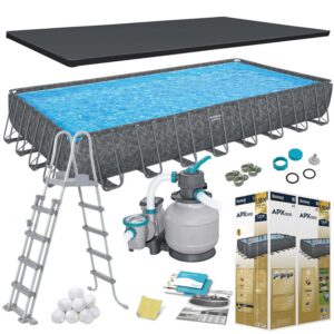 Raamiga aiabassein 956 x 488 x 132 cm 11 ühes Bestway 561KJ