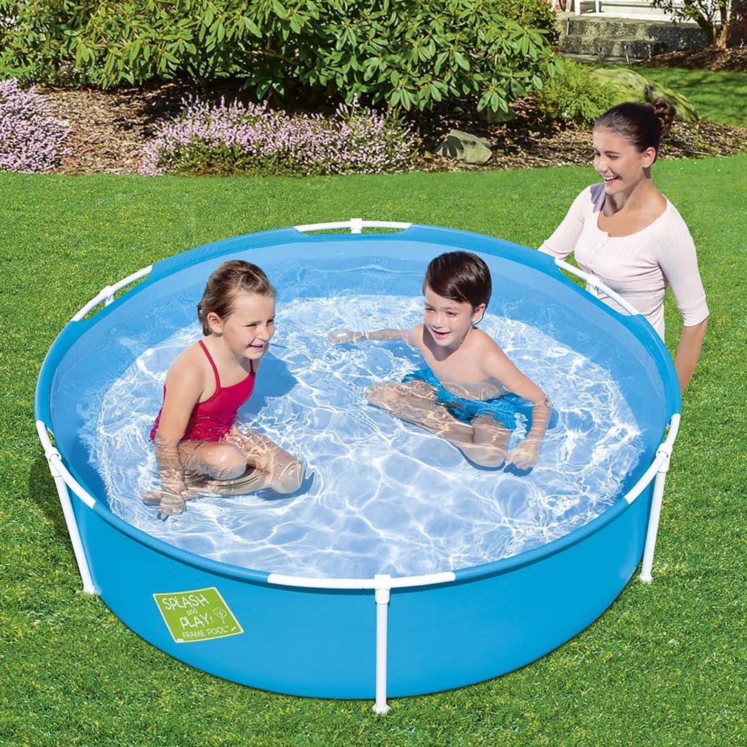 Ümmarguse raamiga lastebassein 152 x 38 cm Bestway 56283 - Image 2