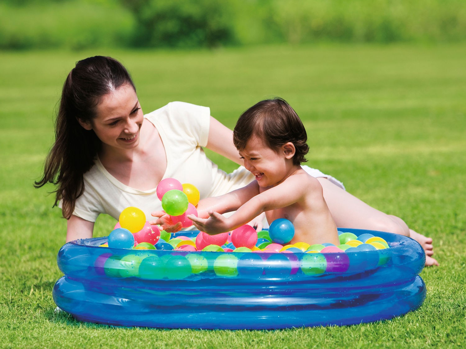 Lastebassein + 50 palli 91 x 20 cm Bestway 51085 - Image 4