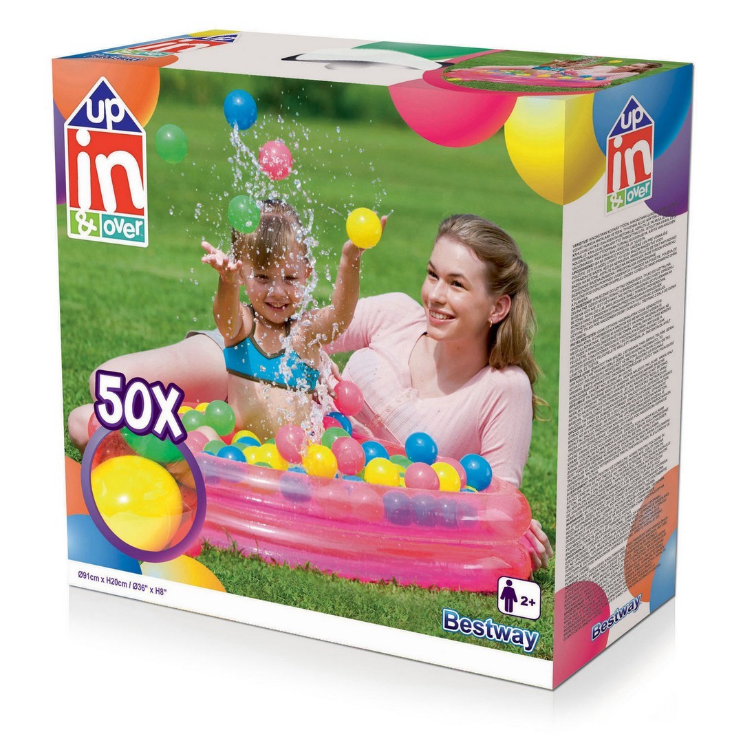 Lastebassein + 50 palli 91 x 20 cm Bestway 51085 - Image 9