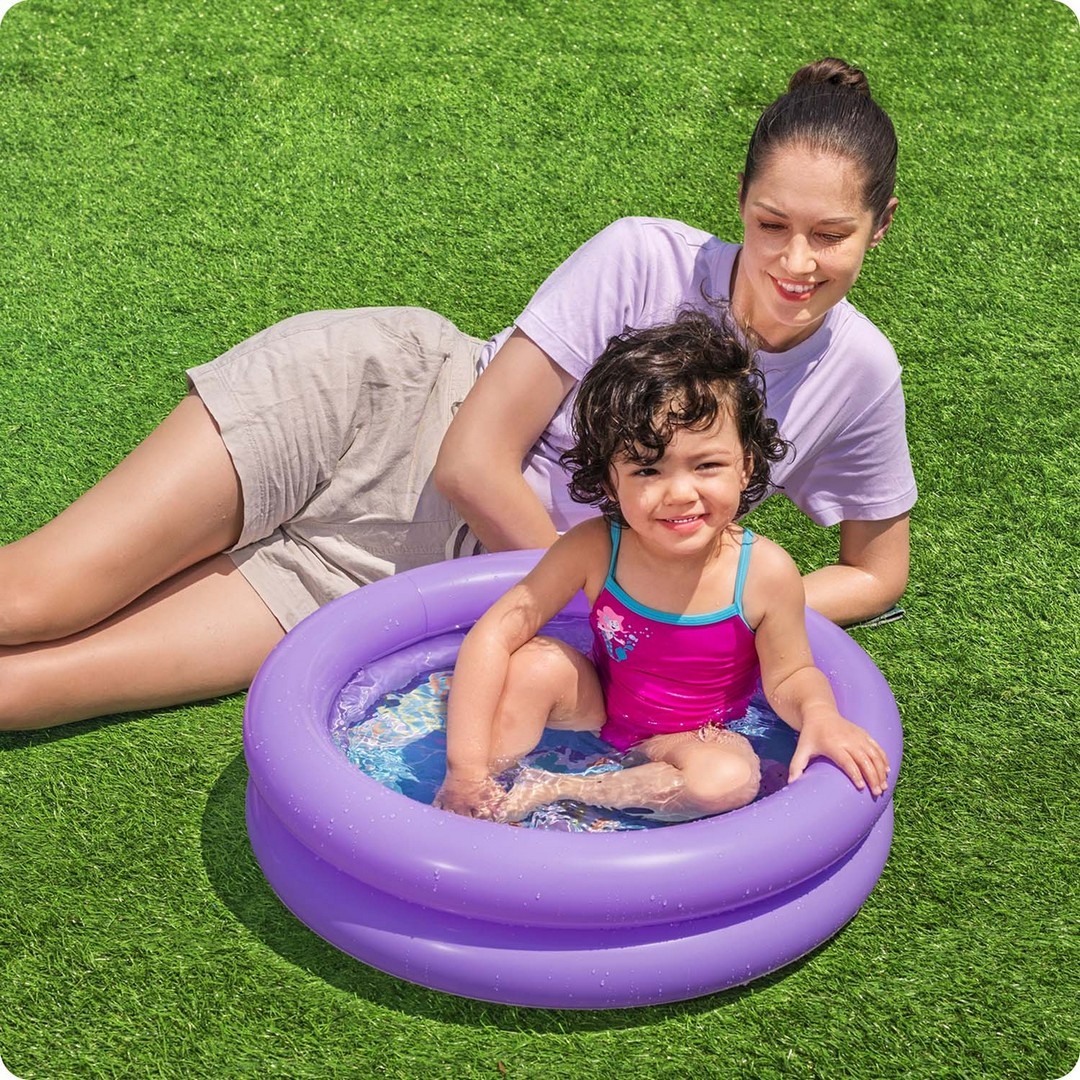 Täispuhutav bassein 61 x 15 cm Bestway 51061 - lilla - Image 2