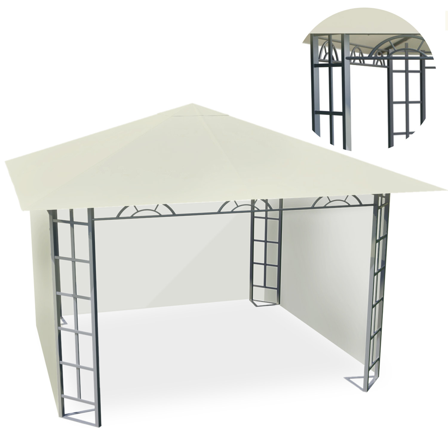 Beež aiapaviljon 3x3m 4934