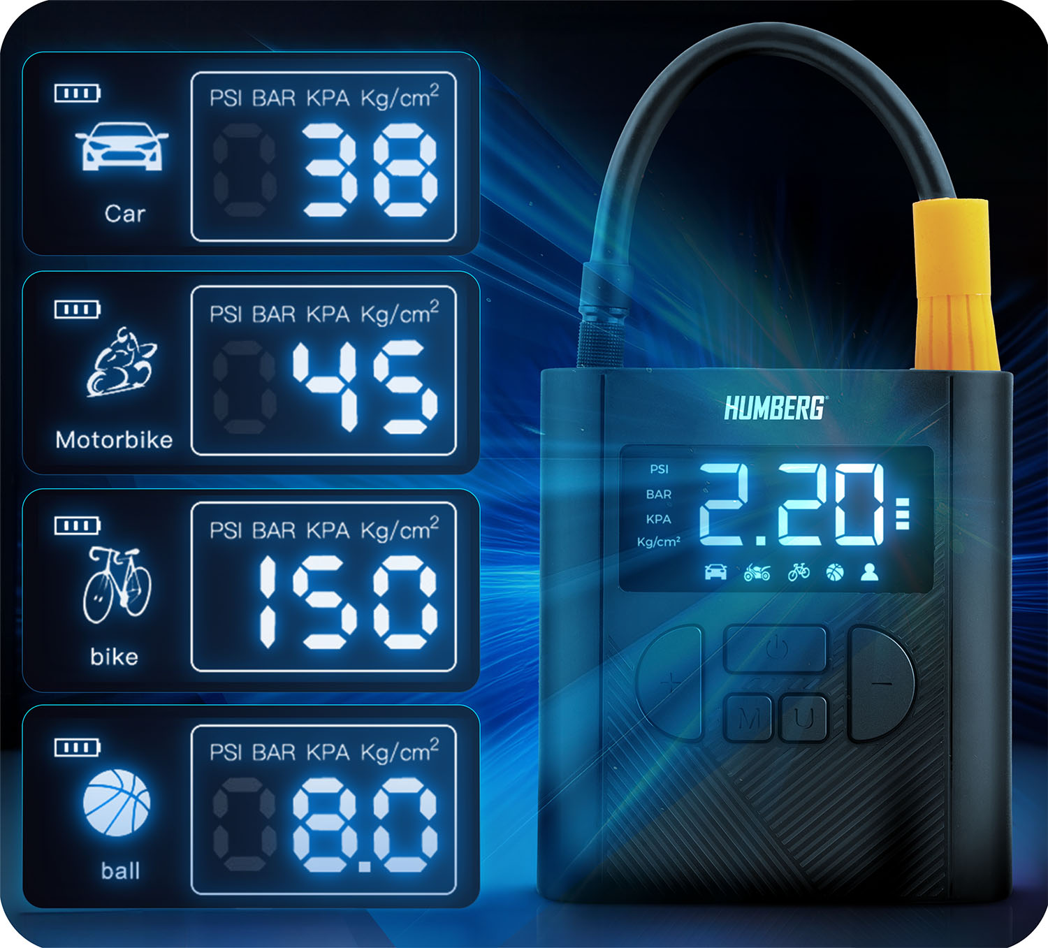 HM-252 Humberg juhtmeta elektripump - Image 9