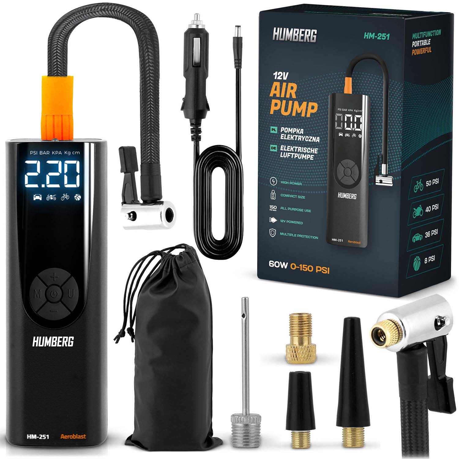 HM-251 Humbergi elektriauto pump