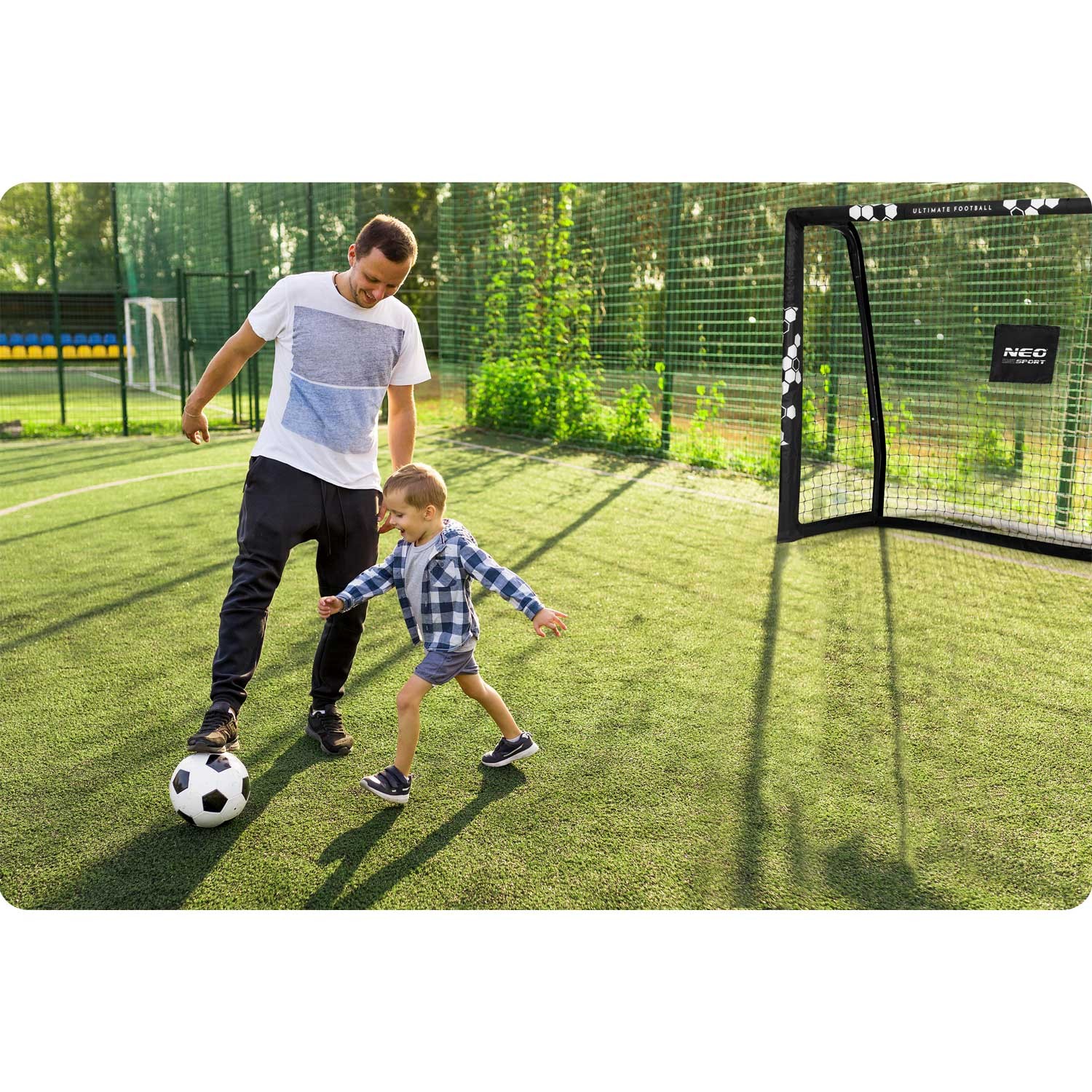 Jalgpallivärav 180 x 120 x 60 cm NS-462 Kuusnurkne - Image 8