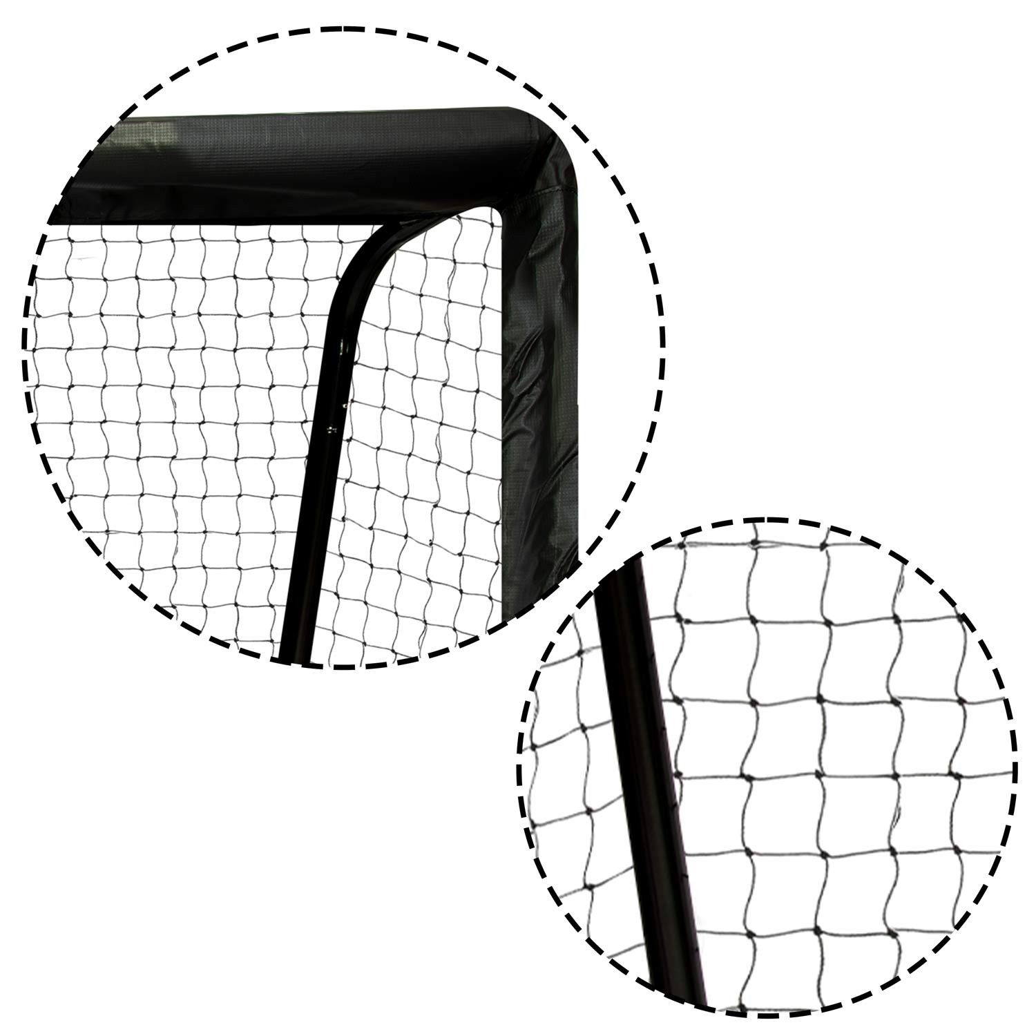 Jalgpallivärav 180 x 120 x 60 cm NS-463 must ja punane - Image 3