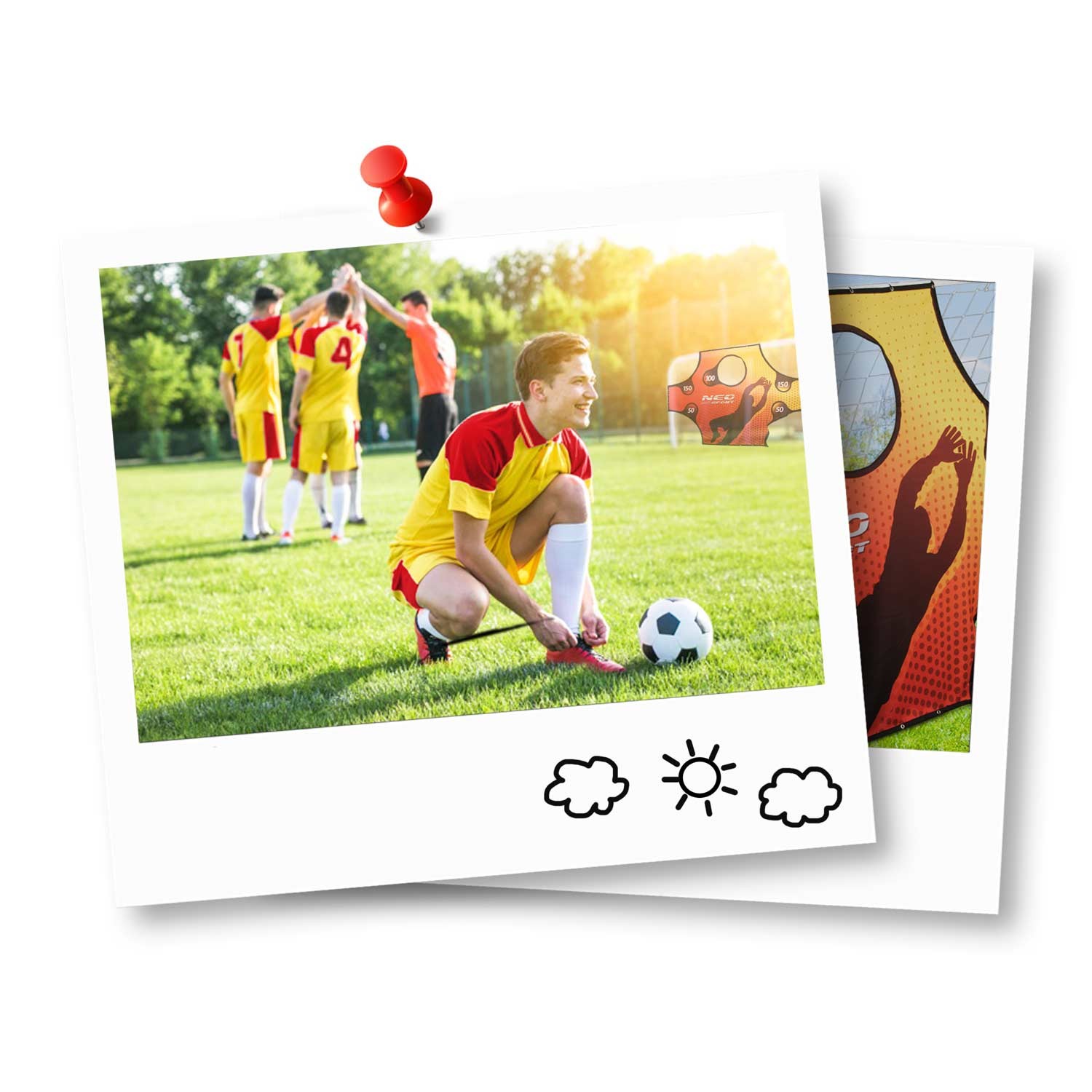 Jalgpallivärav 300 x 200 x 120 cm - Image 6