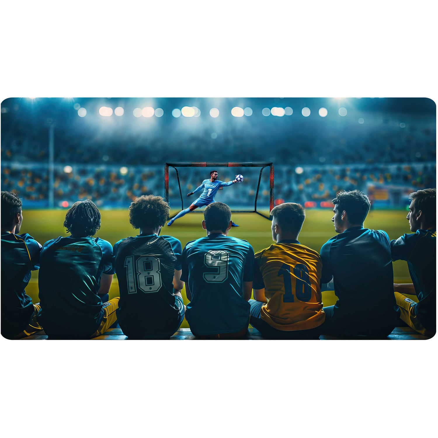 Jalgpallivärav 300 x 200 x 120 cm NS-473 must ja punane - Image 8