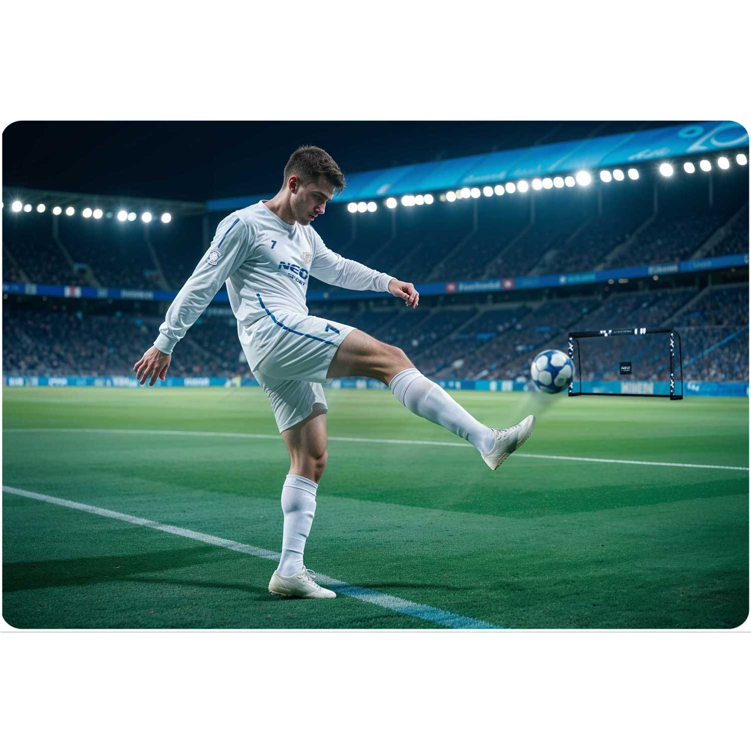 Jalgpallivärav 300 x 200 x 120 cm NS-472 kuusnurkne - Image 6