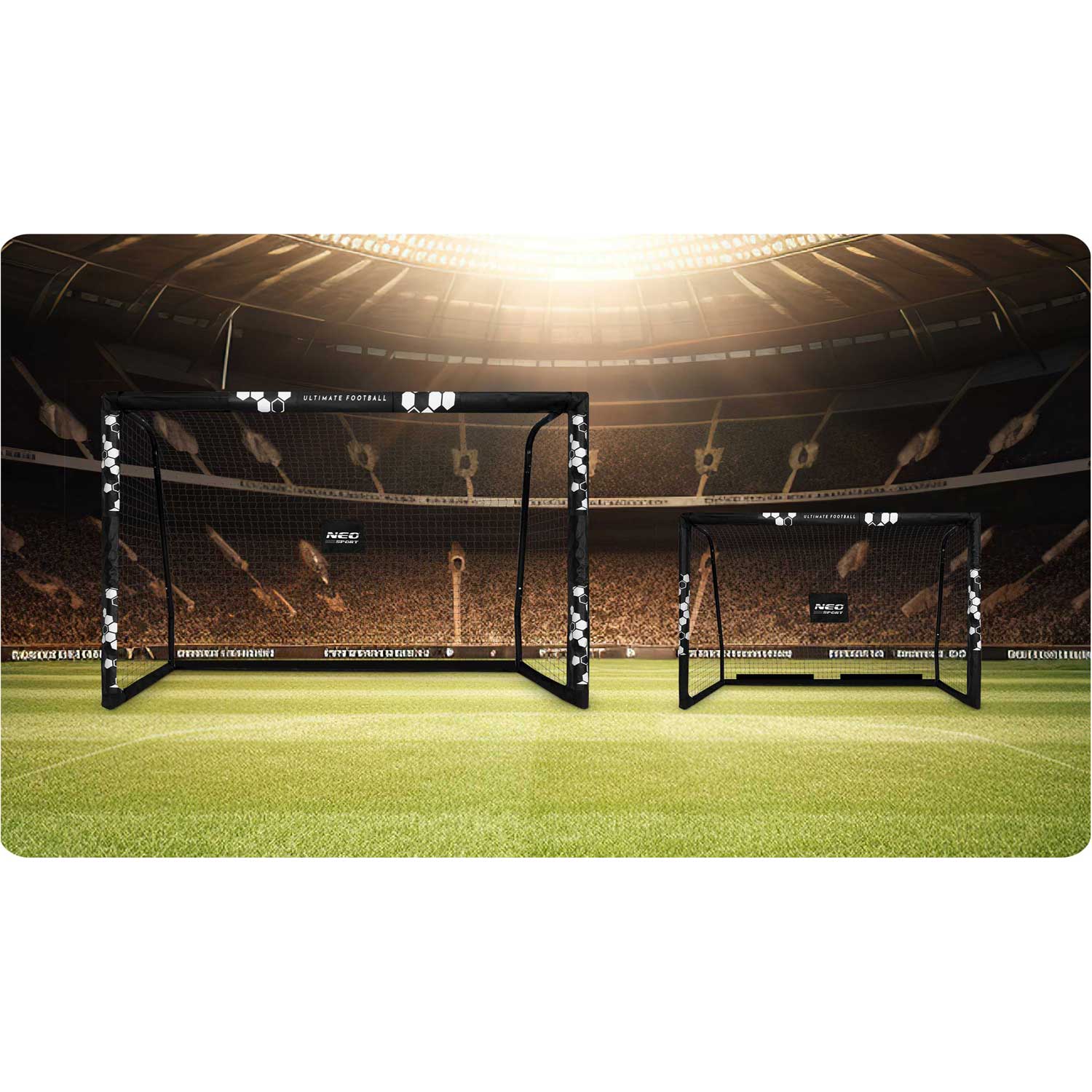 Jalgpallivärav 300 x 200 x 120 cm NS-472 kuusnurkne - Image 8