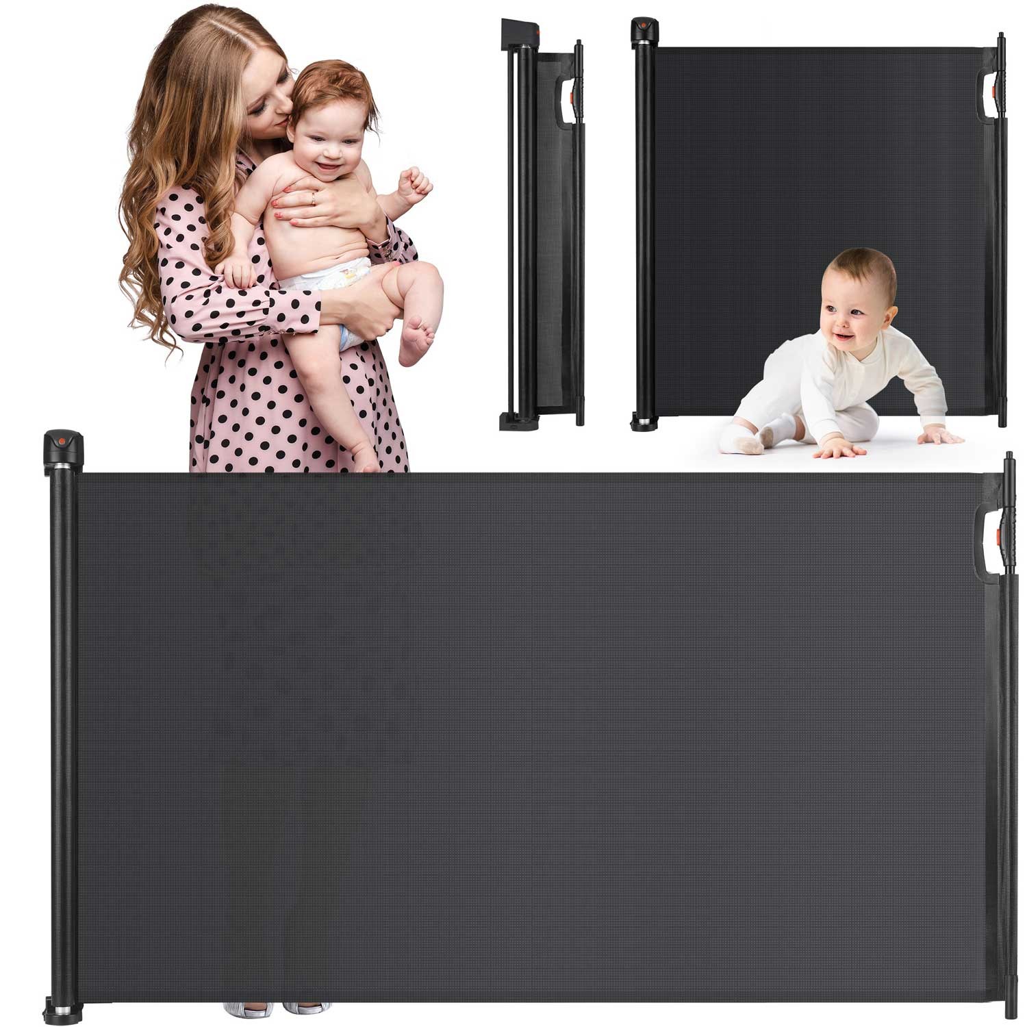 Nukido rullvärav, must