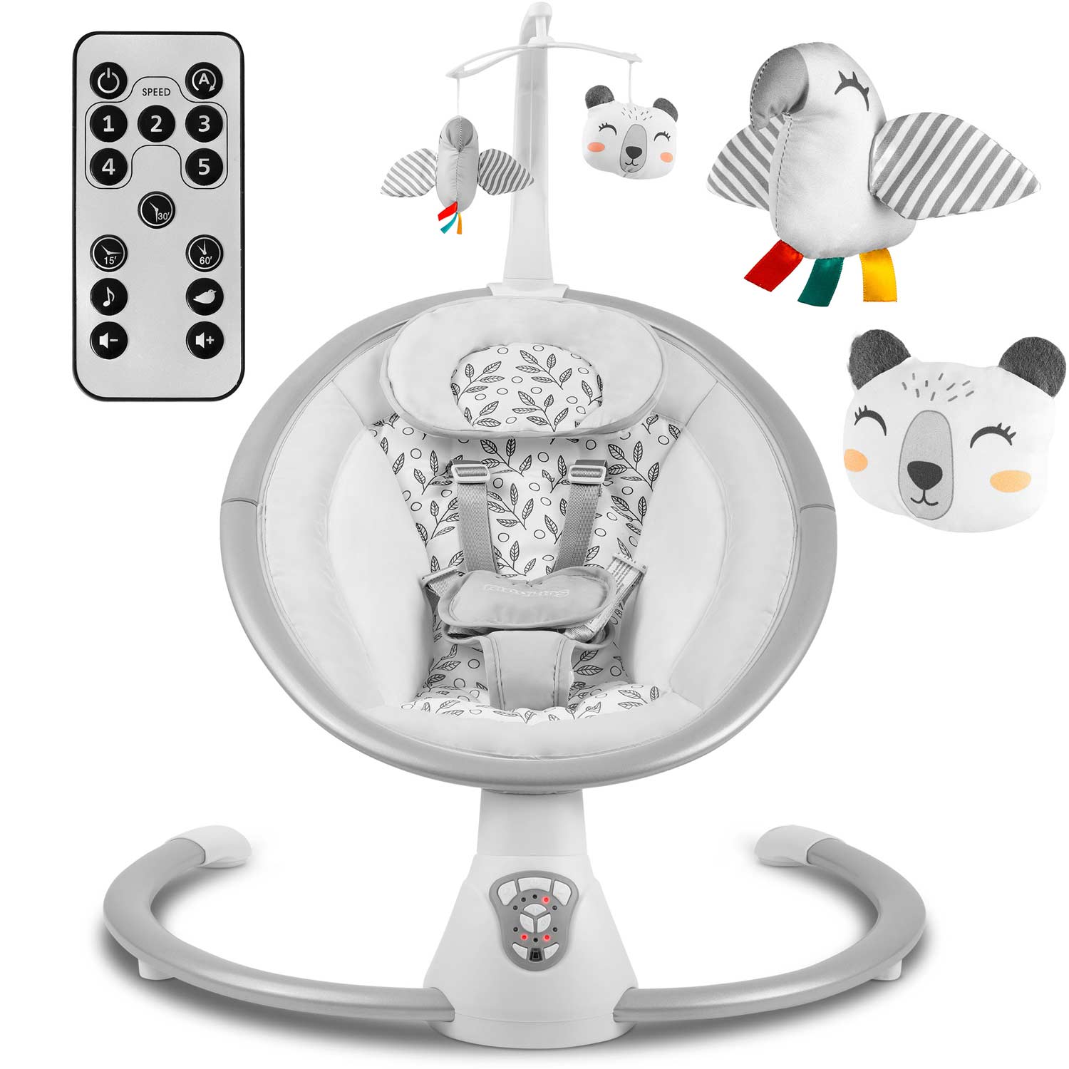 Multifunktsionaalne kiiktool automaatse kiiguga, valge ja hall Ricokids 705000 - Image 12