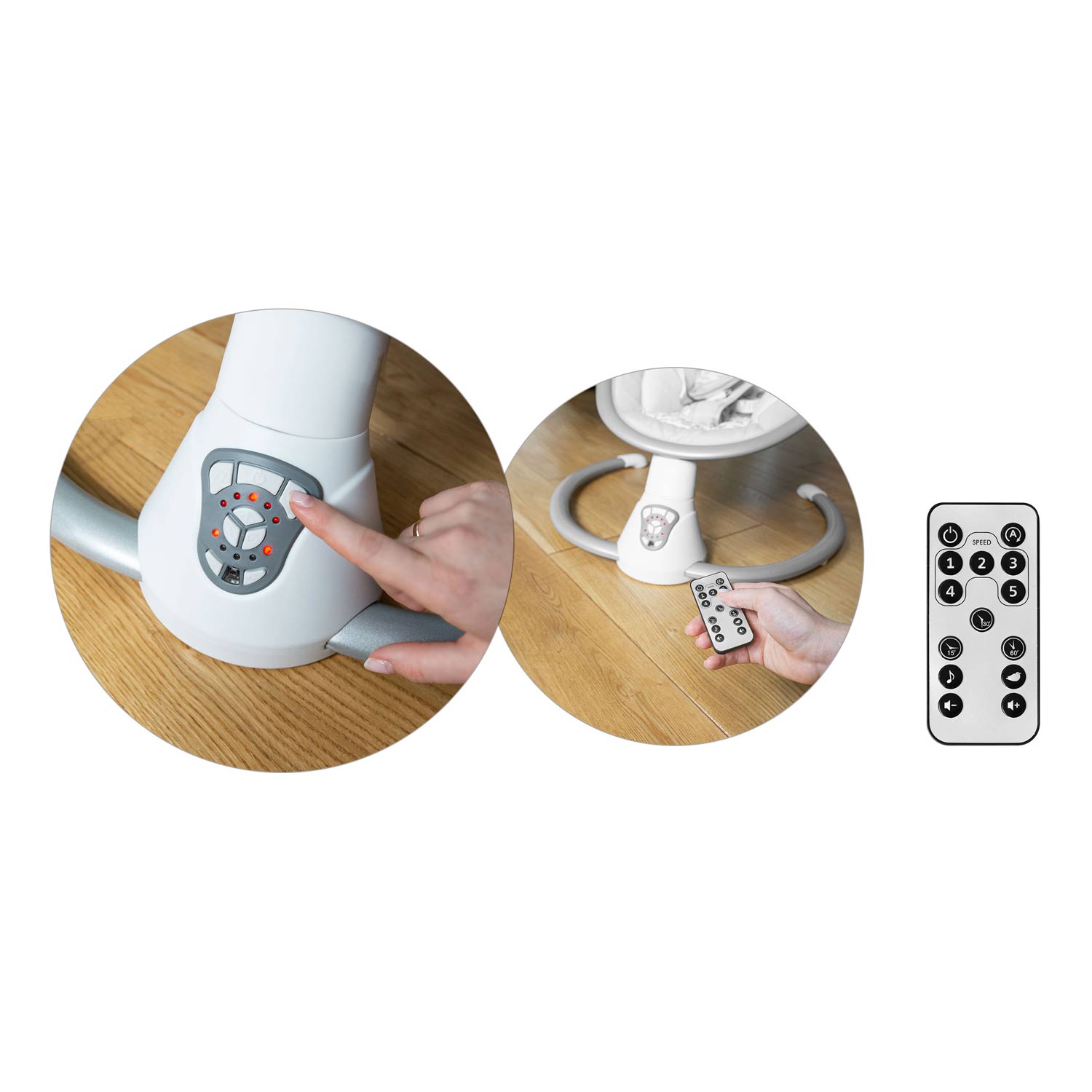 Multifunktsionaalne kiiktool automaatse kiiguga, valge ja hall Ricokids 705000 - Image 14