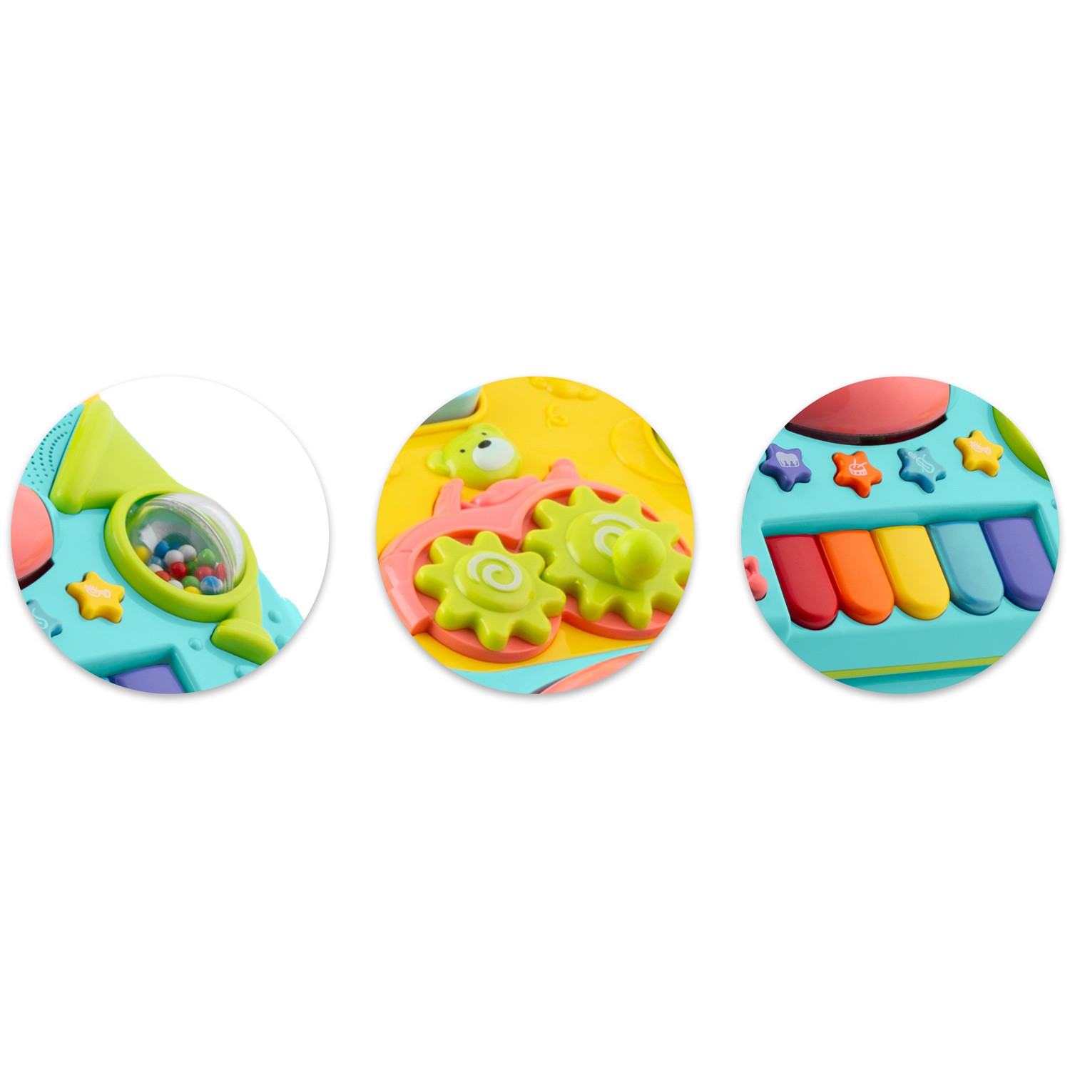 Hariv muusikaga käimisratt 2-ühes RK-744 Ricokids türkiissinine - Image 4