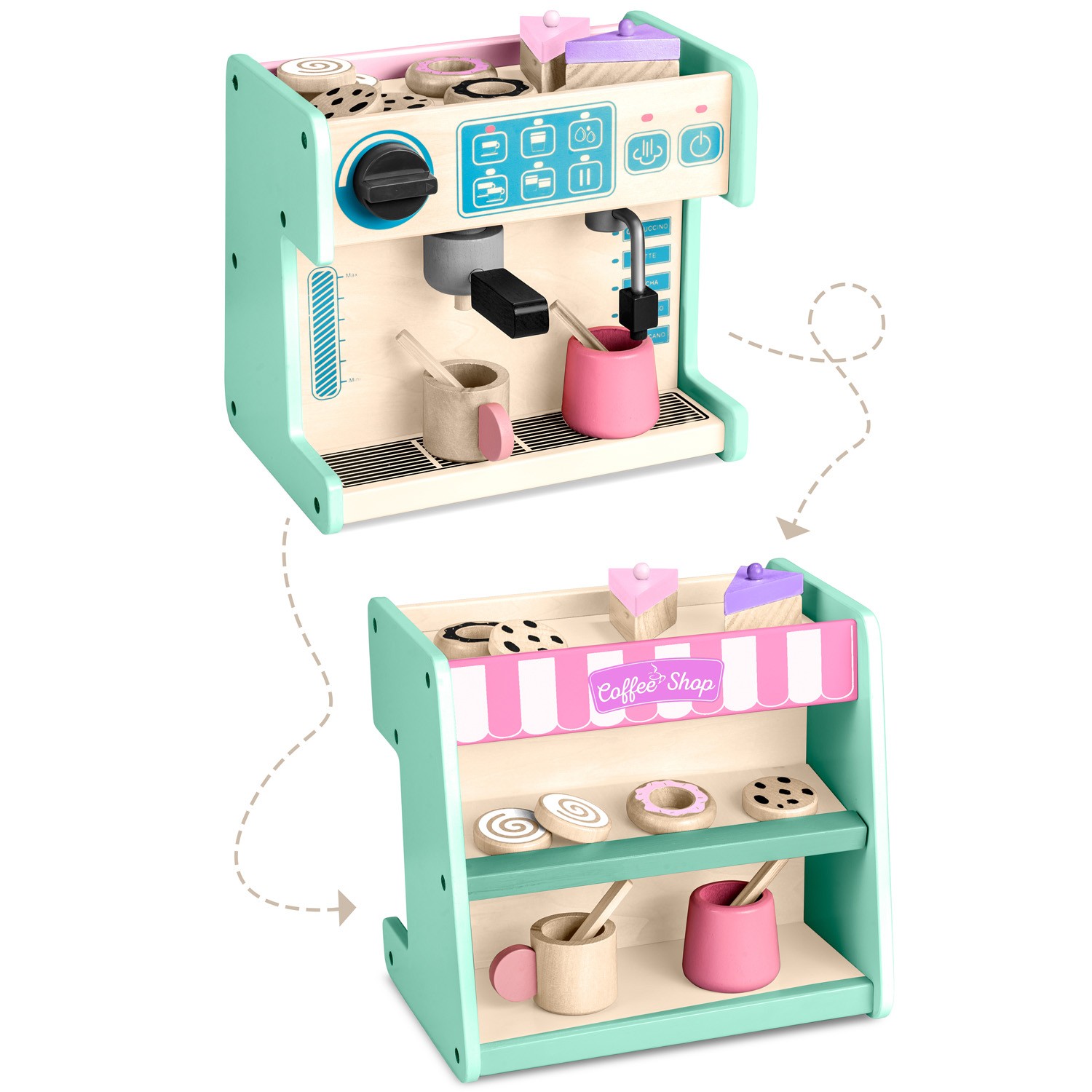 Ricokids 785100 piparmündivärvi kohvimasin - Image 8