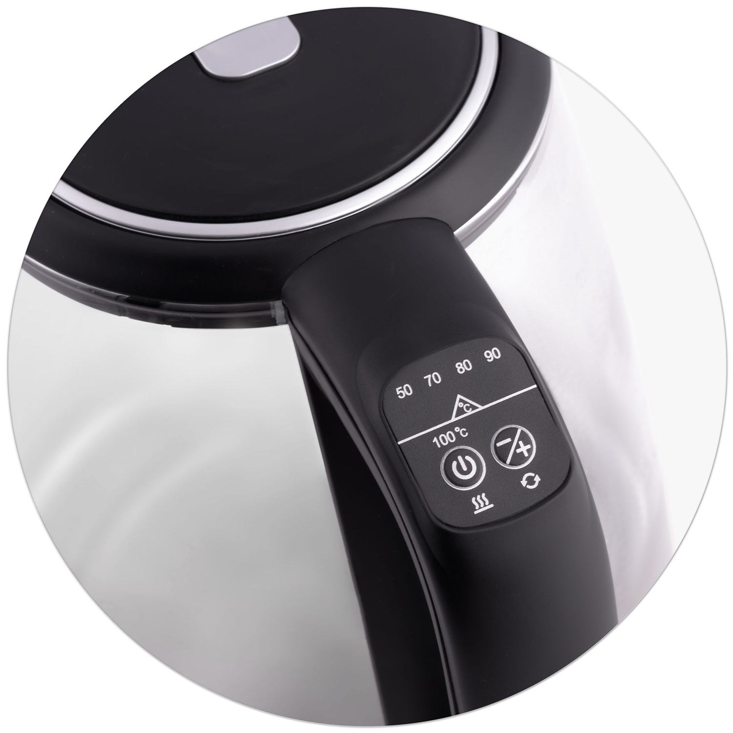 Berdsen BD-702 2L klaasist elektriline veekeetja must - Image 7