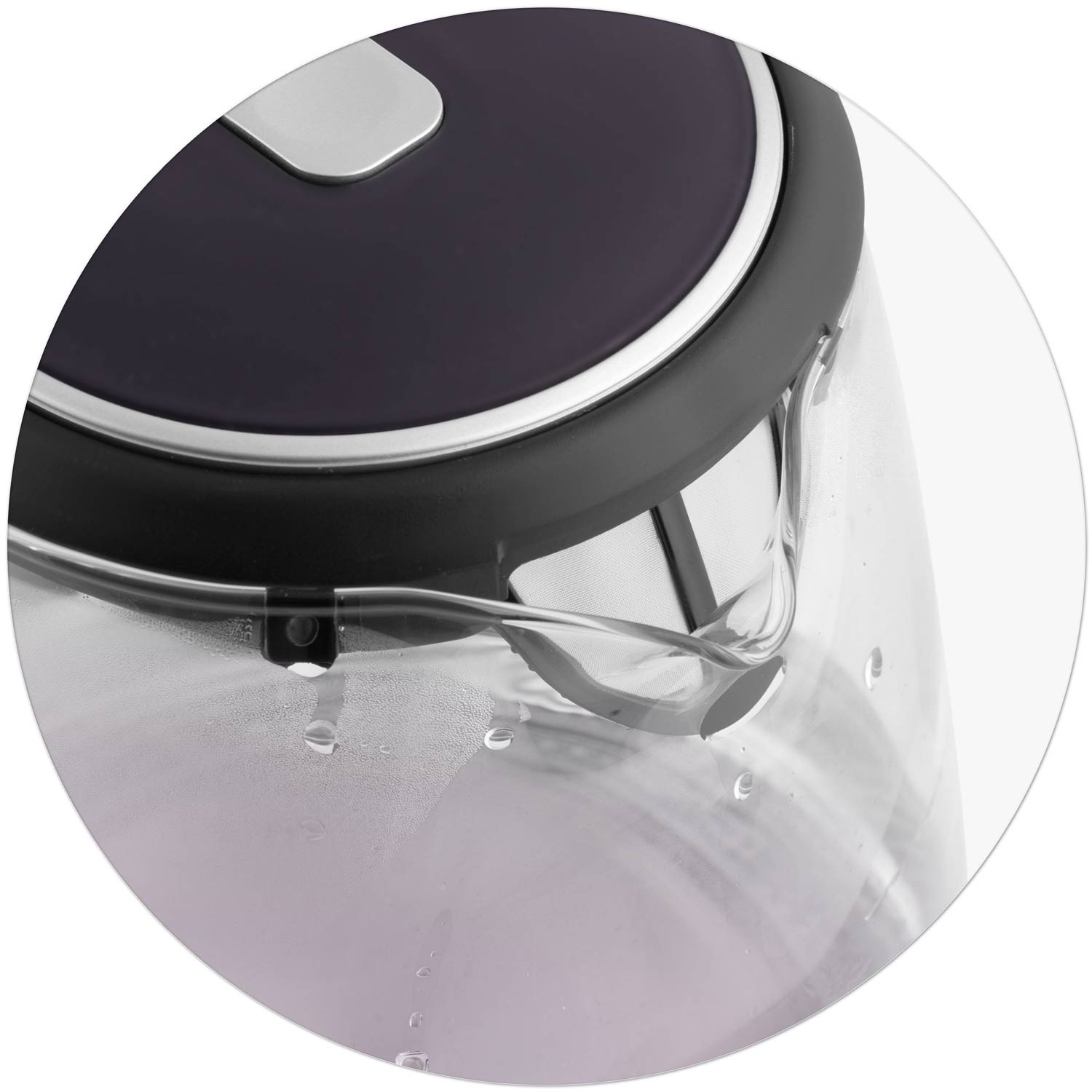 Berdsen BD-702 2L klaasist elektriline veekeetja must - Image 5