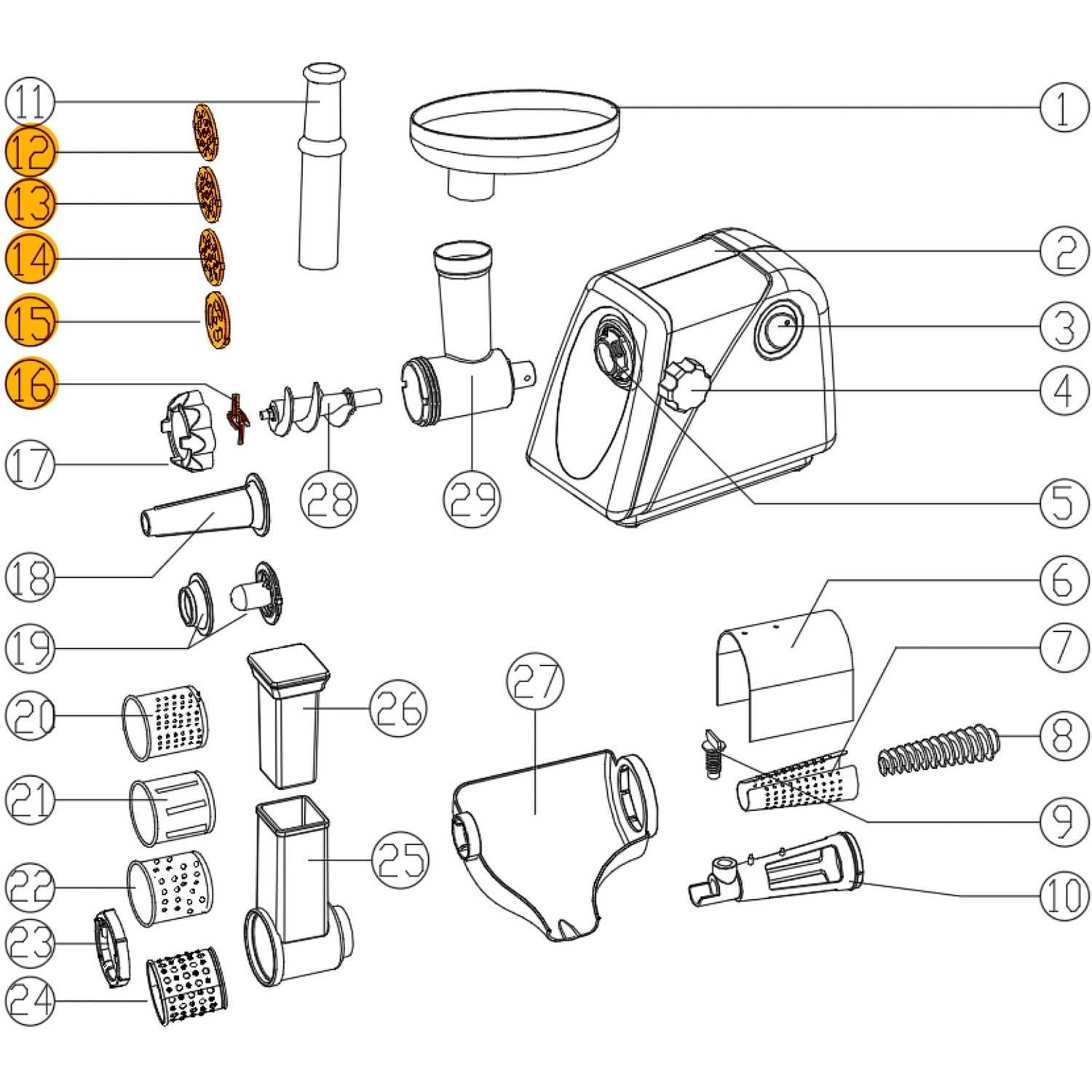 Lihaveski osad - sõelakomplekt ja Berdseni nuga - Image 4