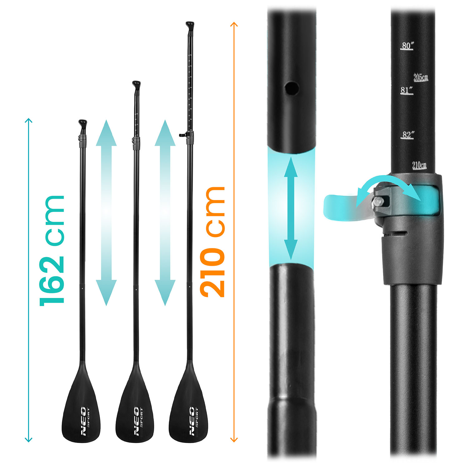 Neo-Sport Aquasurf SUP laud 320 x 81 x 15 cm 170005 - Image 11