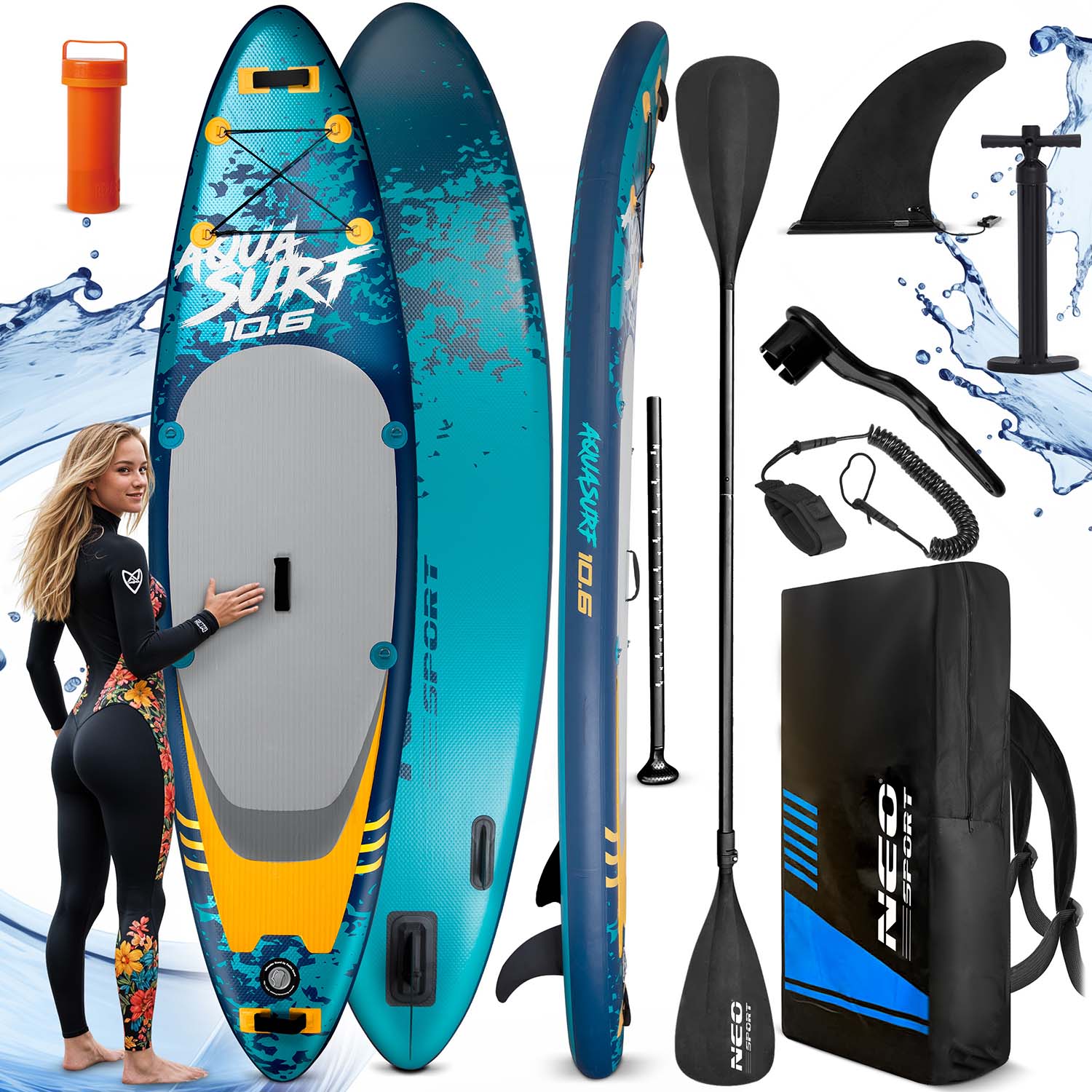 Neo-Sport Aquasurf SUP laud 320 x 81 x 15 cm 170005