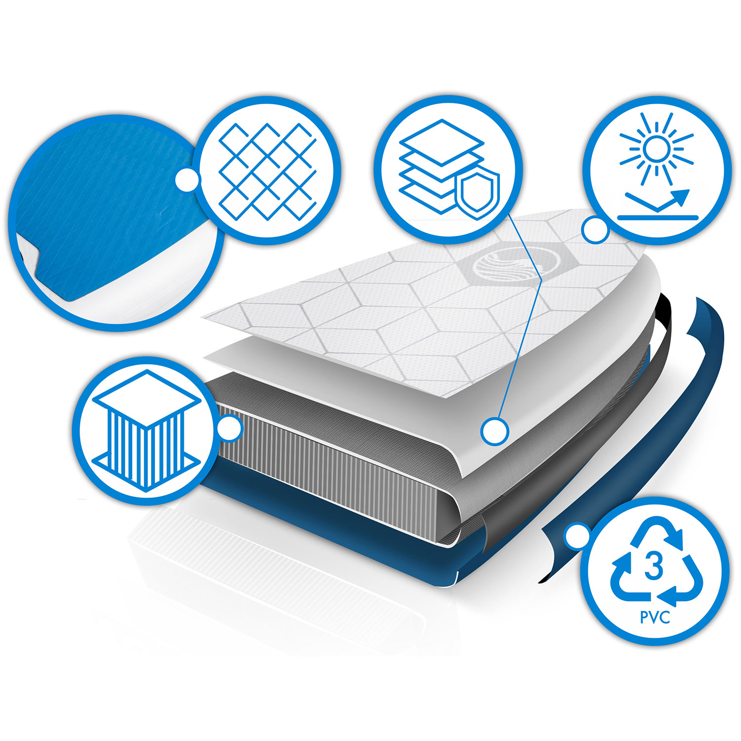 Neo-Sport SUP Aquasurf 320 x 84 x 15 cm 170200 - Image 7