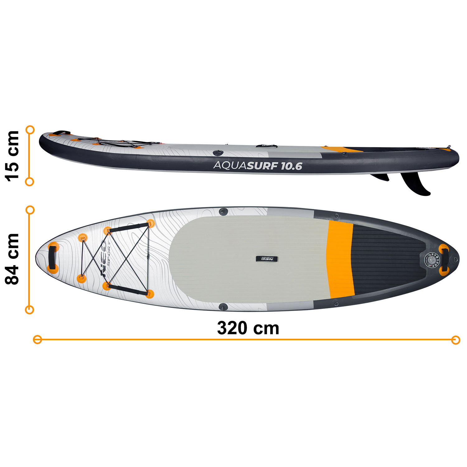 Neo-Sport SUP Aquasurf 320 x 84 x 15 cm 170201 - Image 5