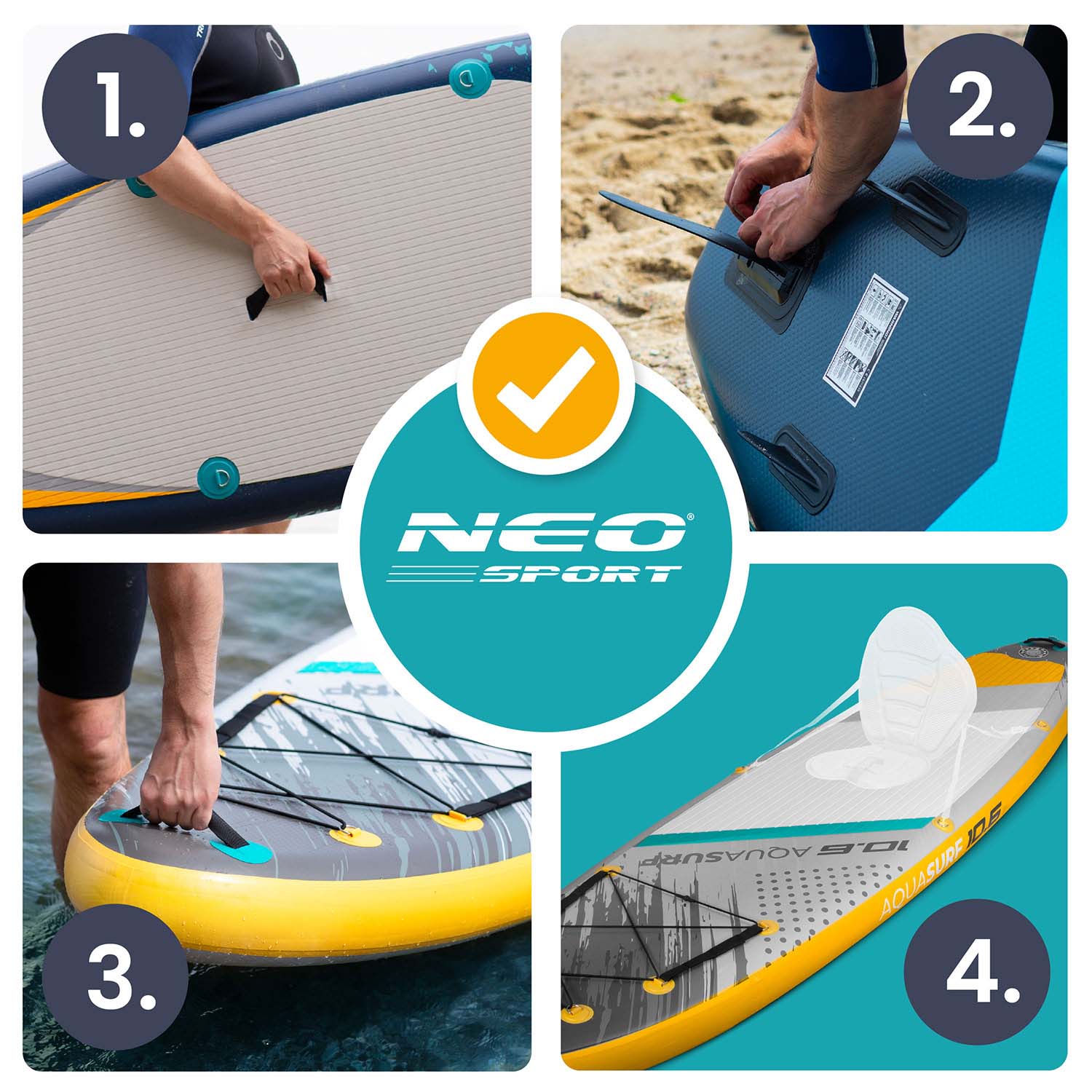 Neo-Sport SUP Aquasurf 320 x 84 x 15 cm 170205 - Image 14