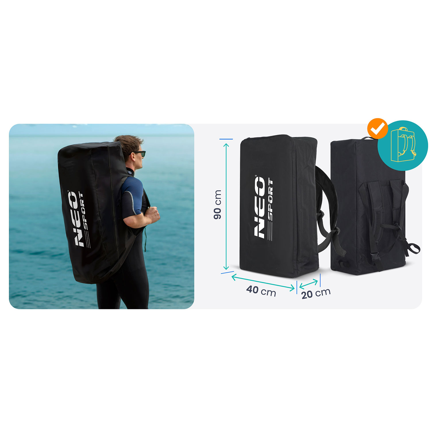 Neo-Sport SUP Aquasurf 320 x 84 x 15 cm 170205 - Image 15