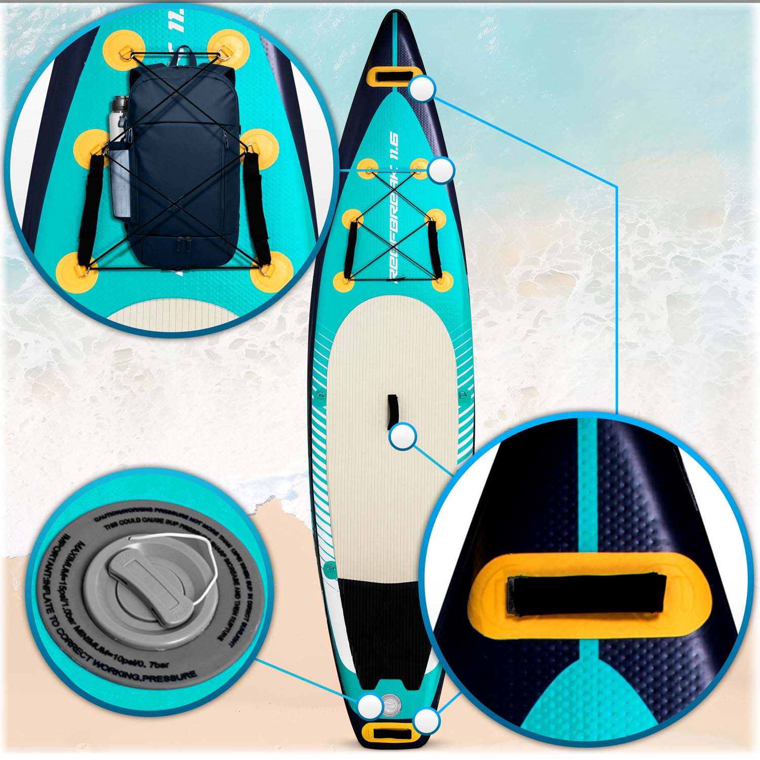 Laud Sup Reefbreak 350 x 81 x 15 cm Neo-Sport 170103 - Image 2