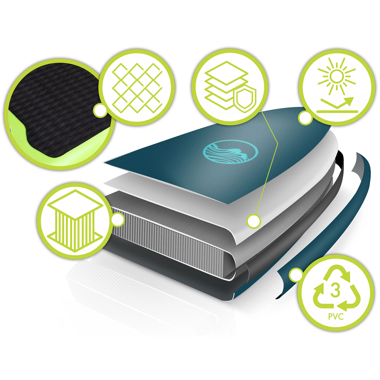 Deska SUP Reefbreak 350 x 81 x 15 cm Neo-Sport 170300 - Image 7