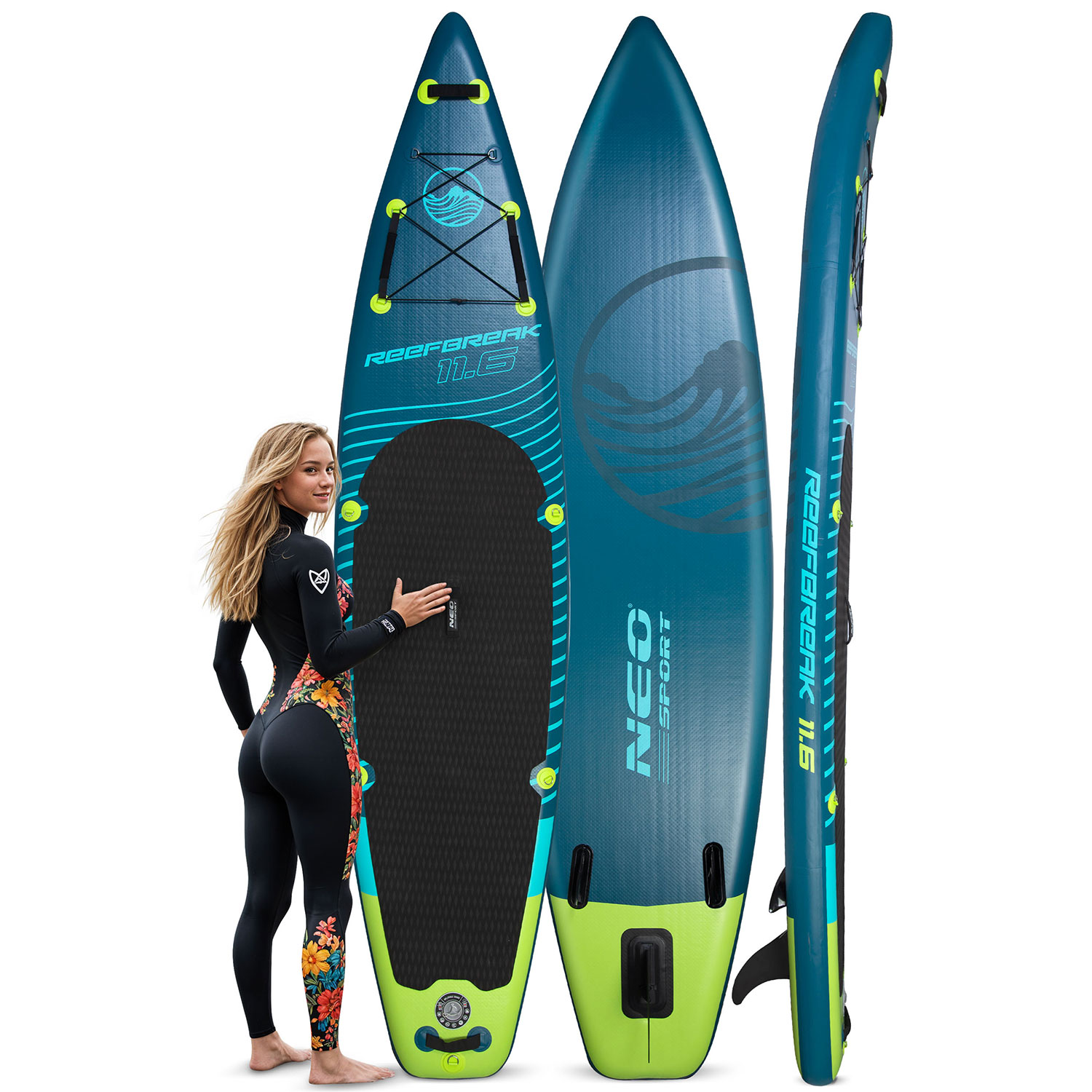 Deska SUP Reefbreak 350 x 81 x 15 cm Neo-Sport 170300 - Image 2