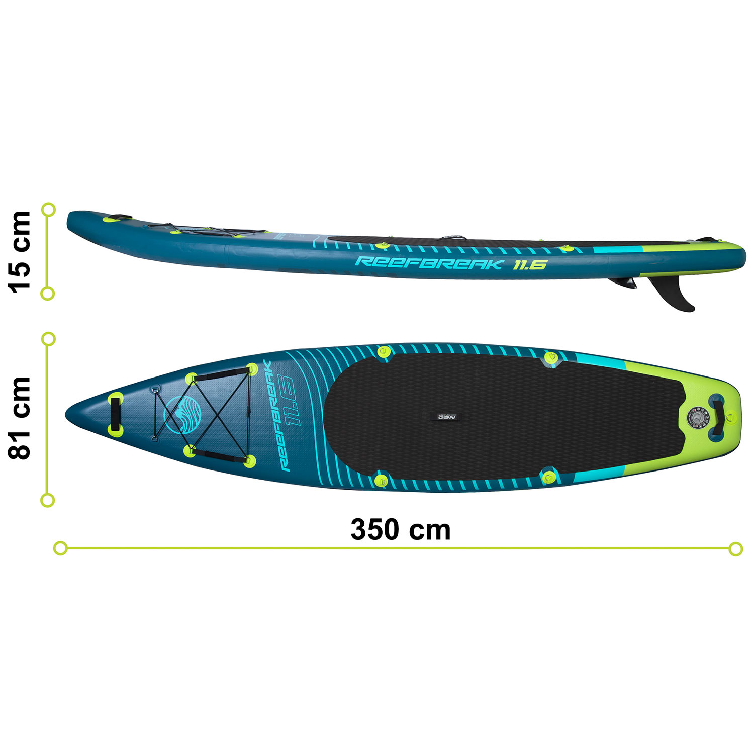 Deska SUP Reefbreak 350 x 81 x 15 cm Neo-Sport 170300 - Image 5