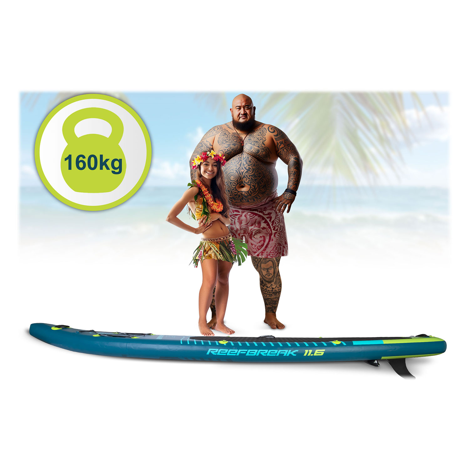 Deska SUP Reefbreak 350 x 81 x 15 cm Neo-Sport 170300 - Image 14