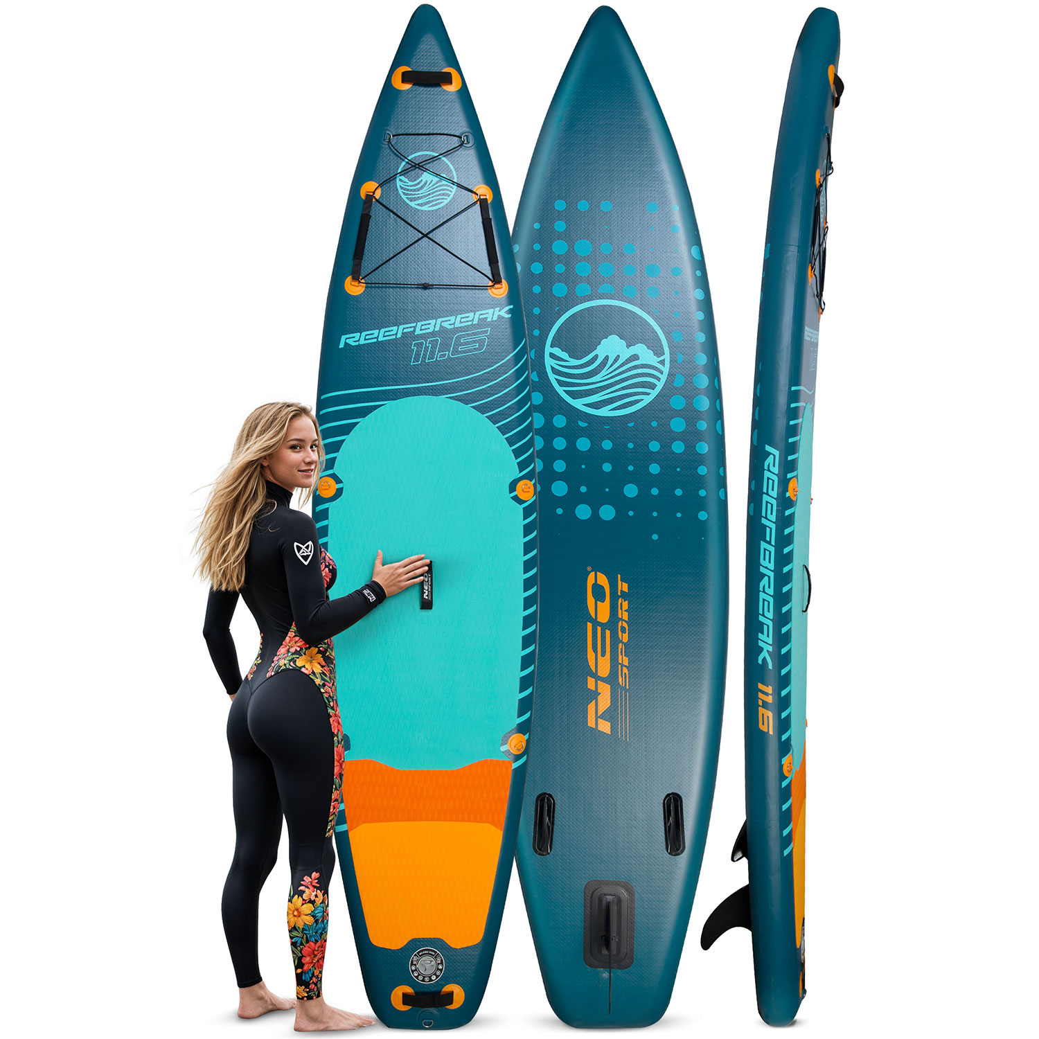Deska SUP Reefbreak 350 x 81 x 15 cm Neo-Sport 170301 - Image 2