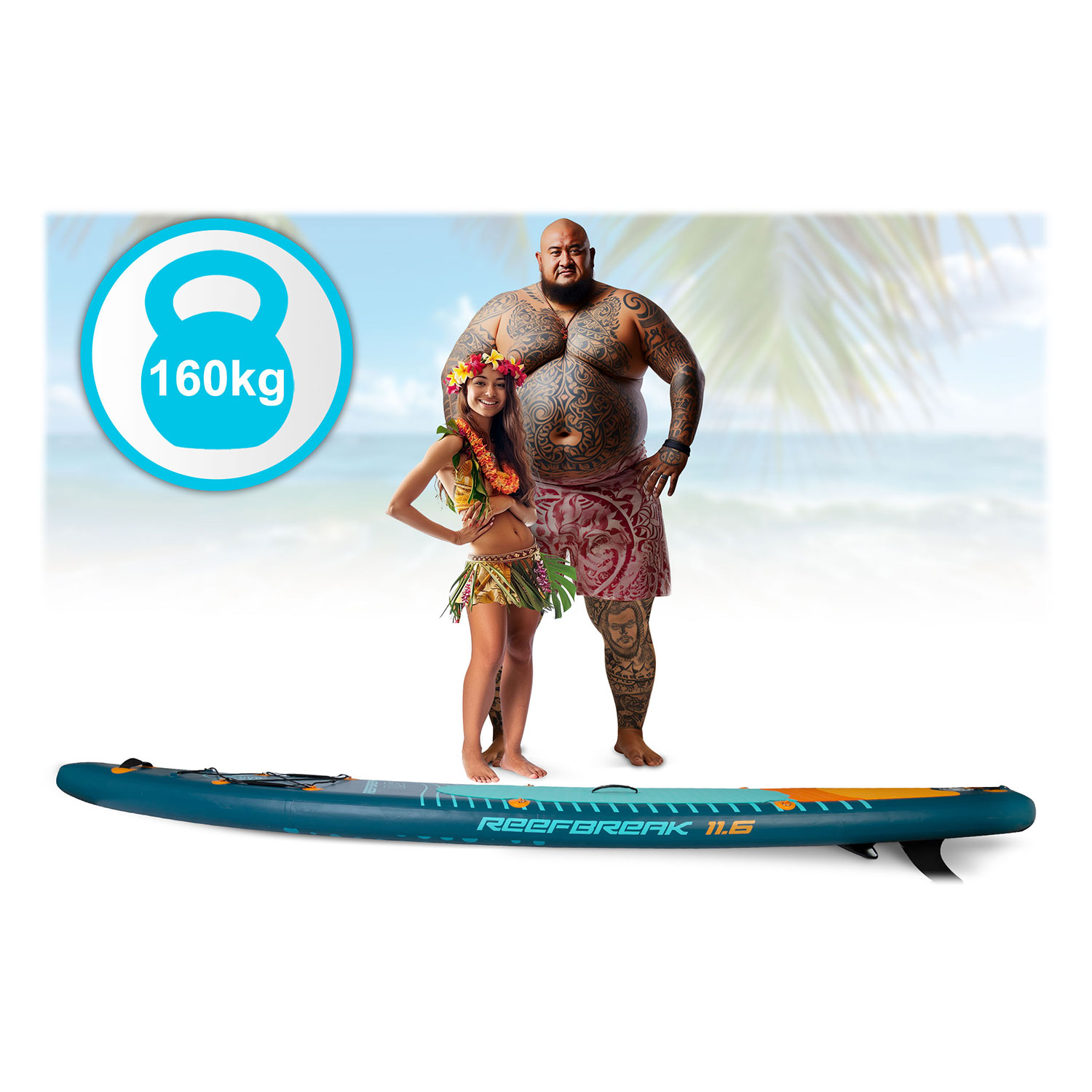 Deska SUP Reefbreak 350 x 81 x 15 cm Neo-Sport 170301 - Image 13