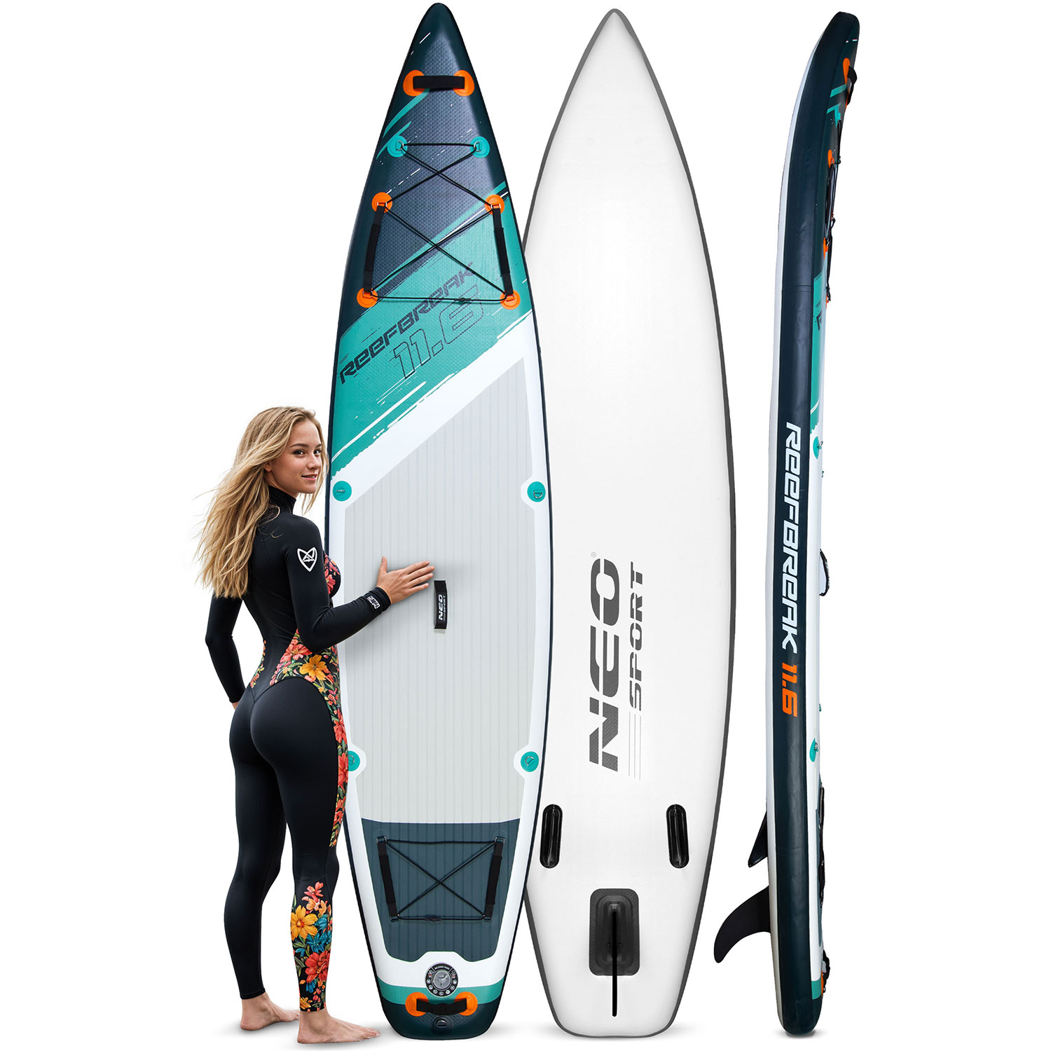 Deska SUP Reefbreak 350 x 81 x 15 cm Neo-Sport 170302 - Image 2