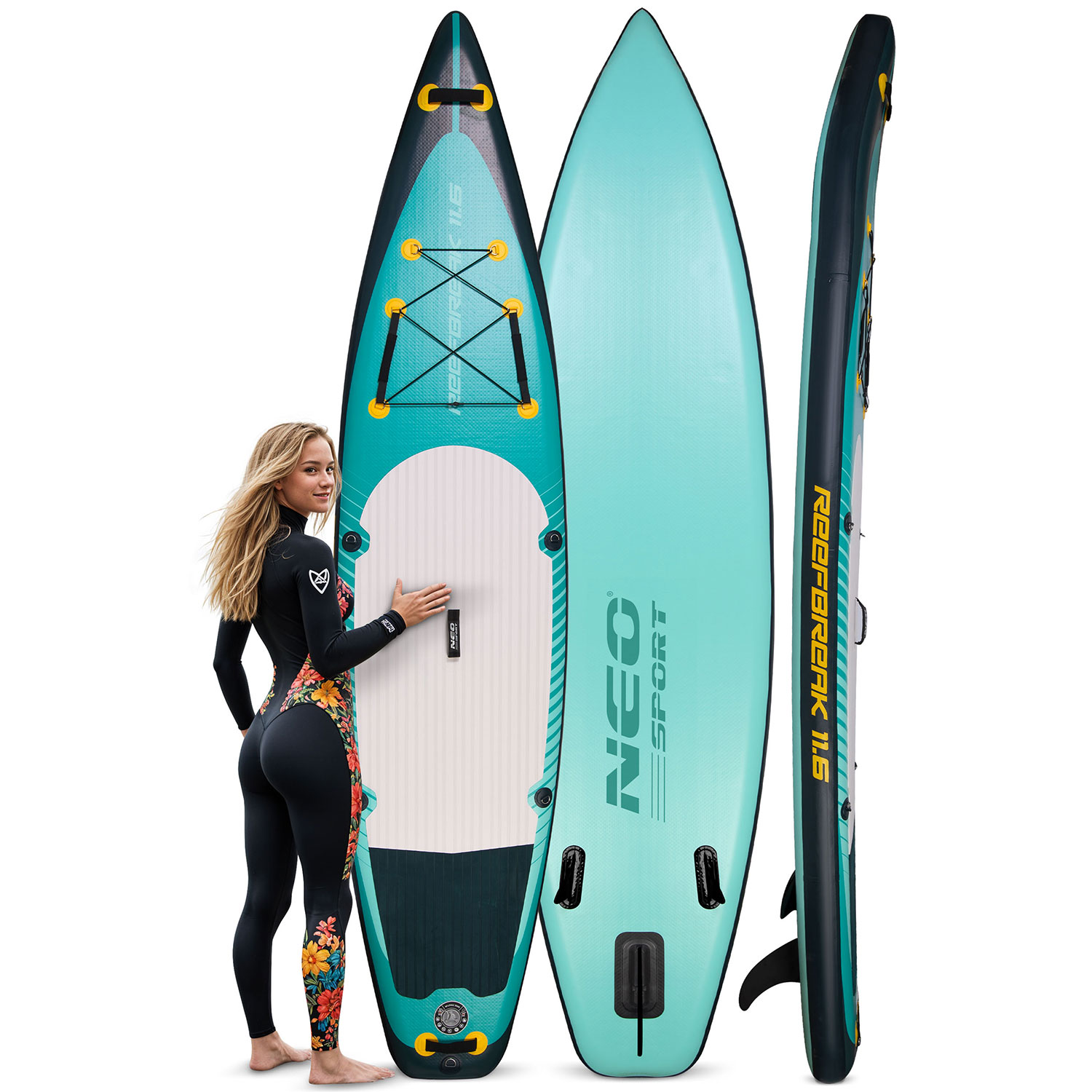Deska SUP Reefbreak 350 x 81 x 15 cm Neo-Sport 170303 - Image 2
