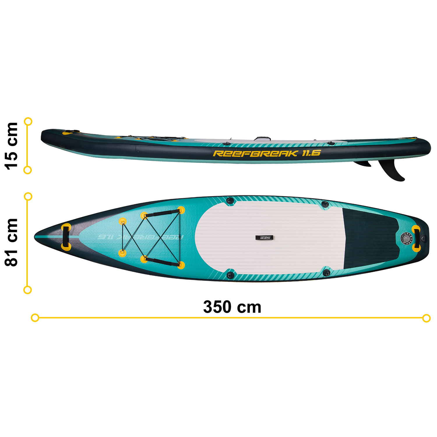 Deska SUP Reefbreak 350 x 81 x 15 cm Neo-Sport 170303 - Image 5