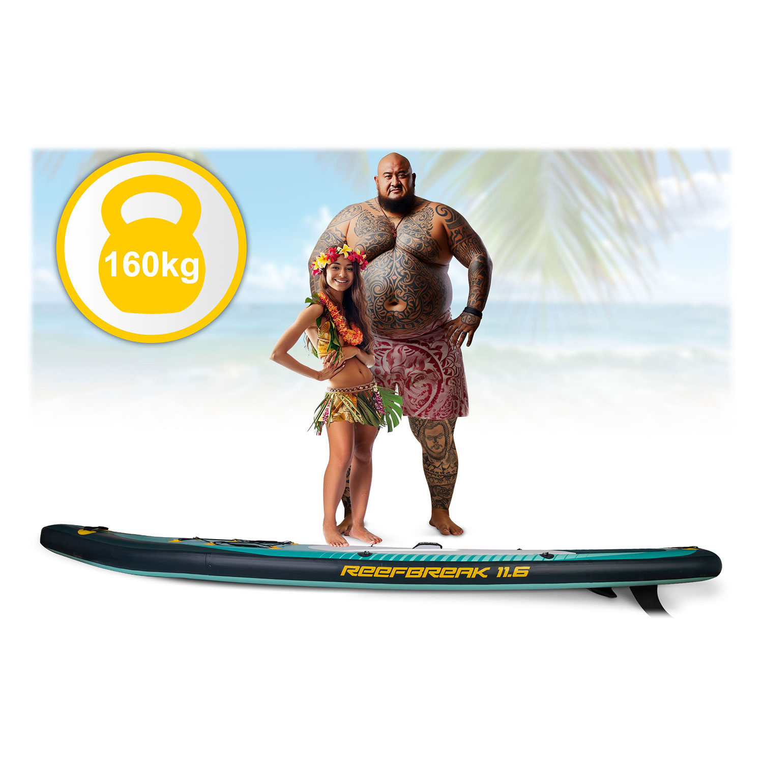 Deska SUP Reefbreak 350 x 81 x 15 cm Neo-Sport 170303 - Image 13