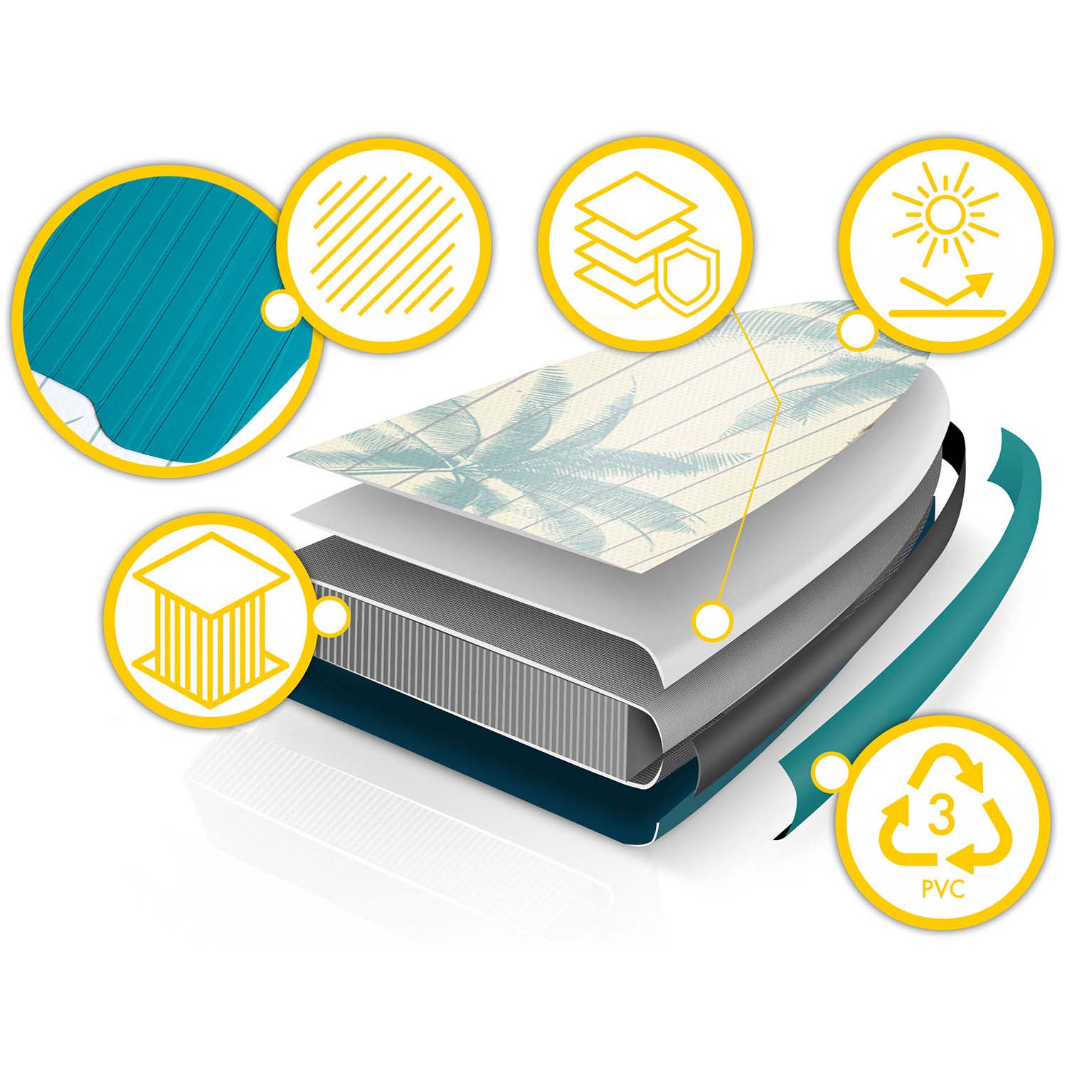 Deska SUP Reefbreak 350 x 81 x 15 cm Neo-Sport 170305 - Image 7