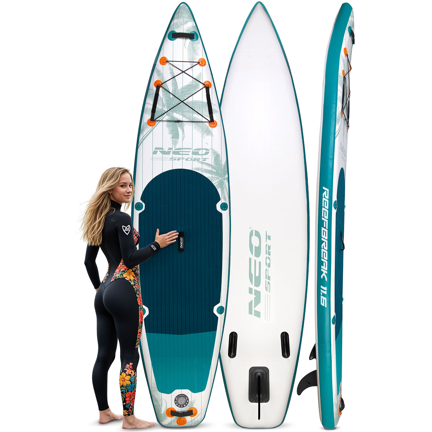 Deska SUP Reefbreak 350 x 81 x 15 cm Neo-Sport 170305 - Image 2