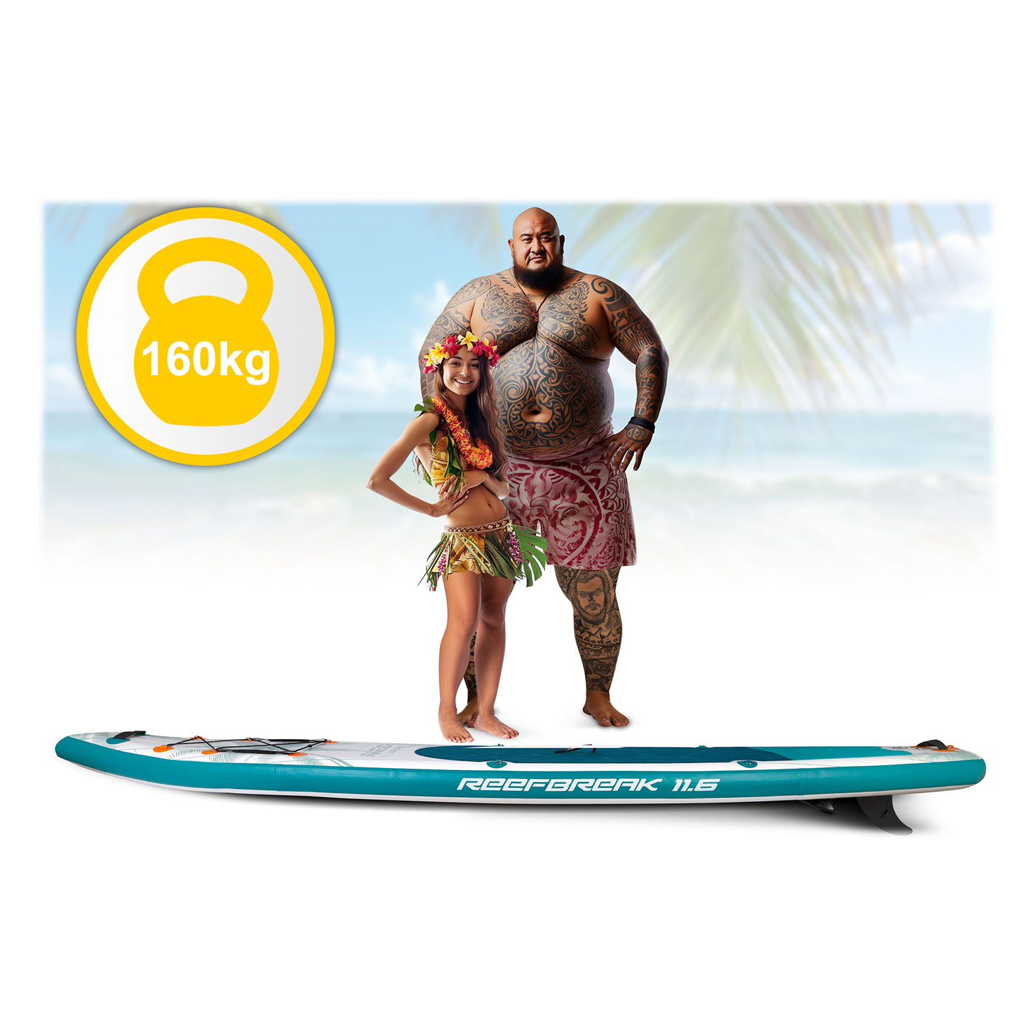 Deska SUP Reefbreak 350 x 81 x 15 cm Neo-Sport 170305 - Image 13