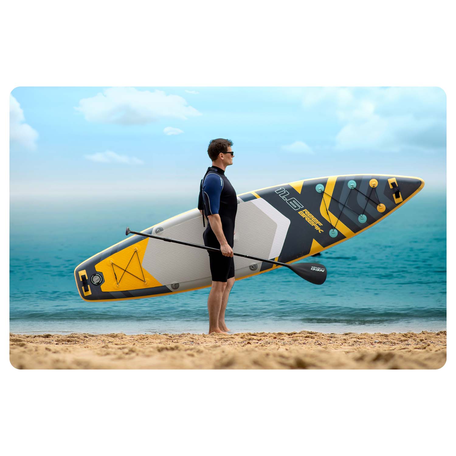 Deska SUP Reefbreak 350 x 81 x 15 cm Neo-Sport 170106 - Image 2