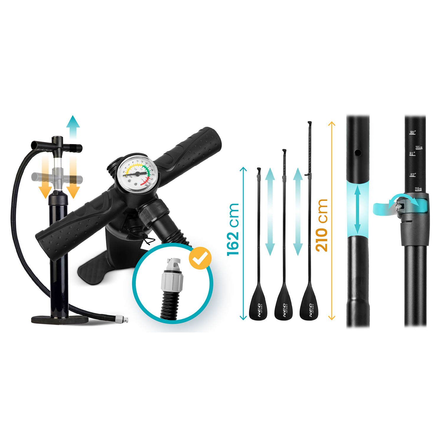 Deska SUP Reefbreak 350 x 81 x 15 cm Neo-Sport 170106 - Image 7