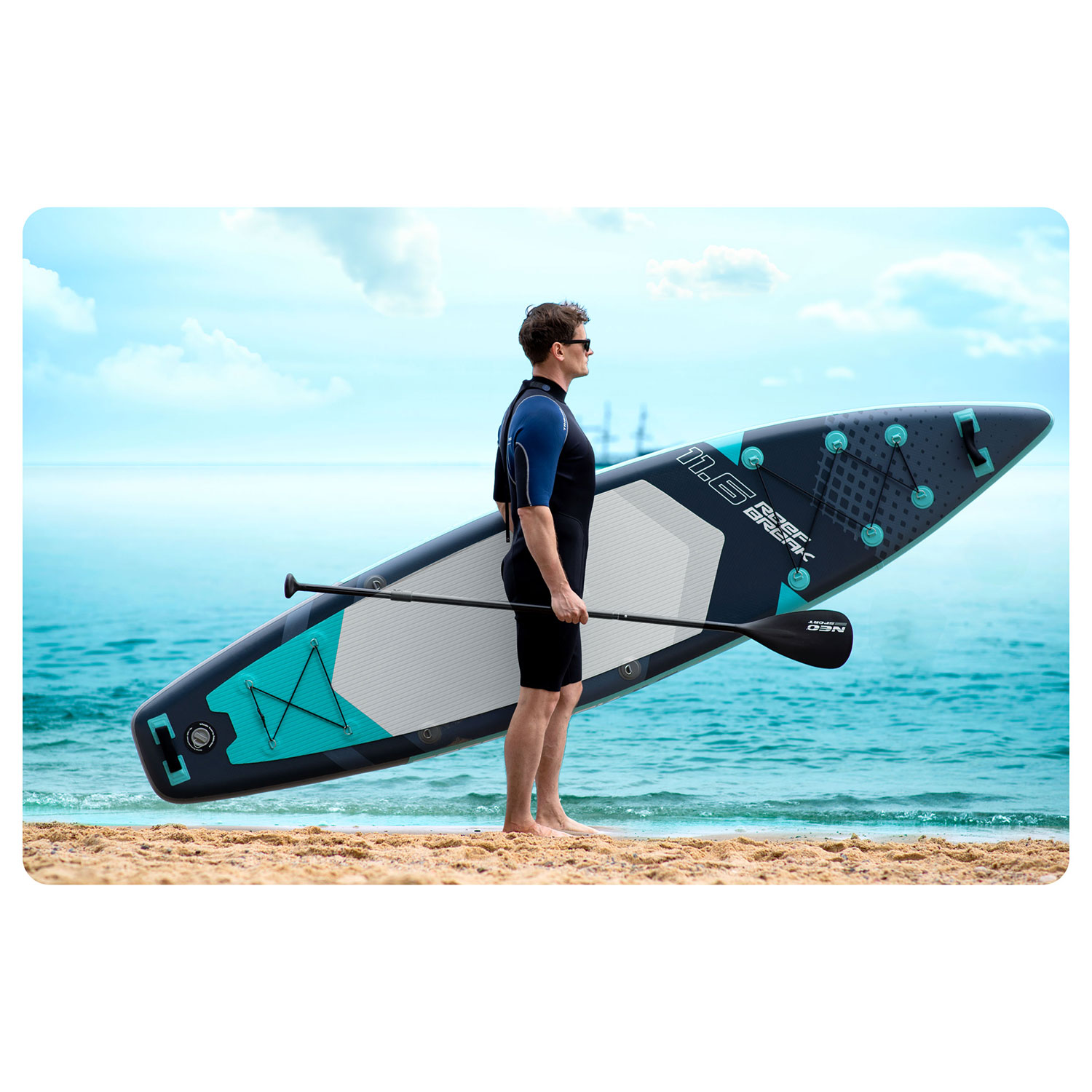 Deska SUP Reefbreak 350 x 81 x 15 cm Neo-Sport 170107 - Image 5