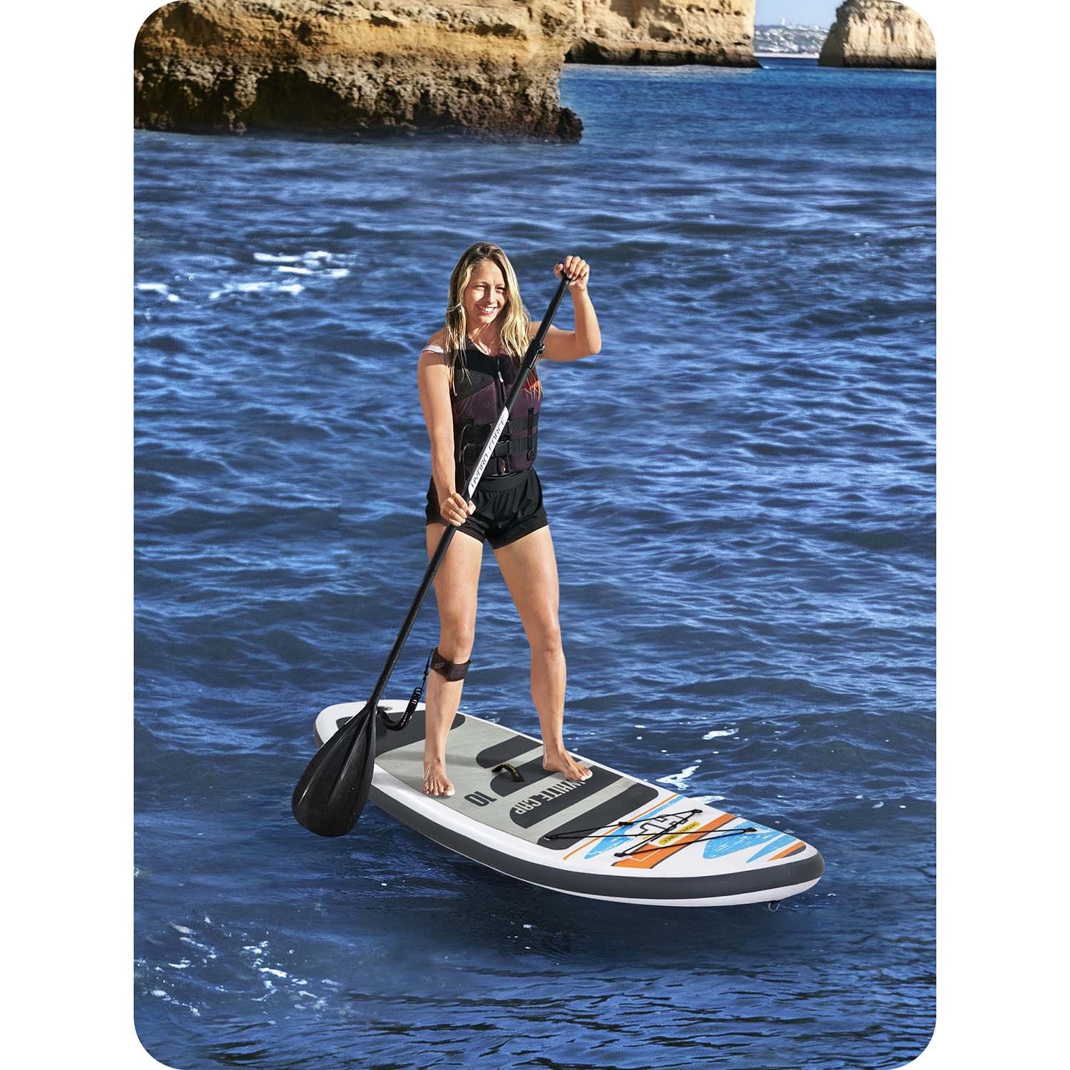 Deska Sup valge kork 305 x 84 x 12 cm Bestway 65342 - Image 10