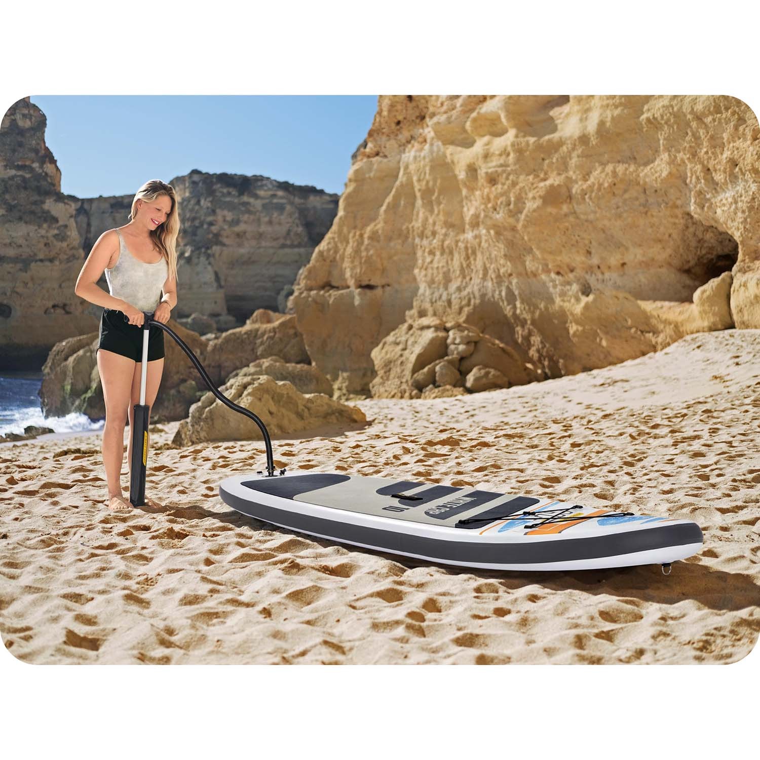 Deska Sup valge kork 305 x 84 x 12 cm Bestway 65342 - Image 5