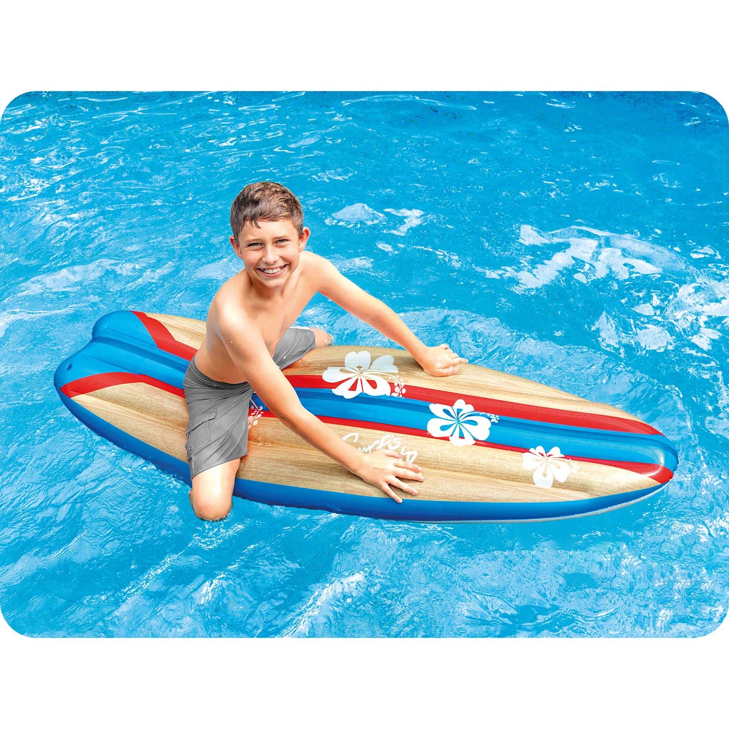 Täispuhutav ujumislaud 178 x 69 cm INTEX 58152 lilled - Image 9