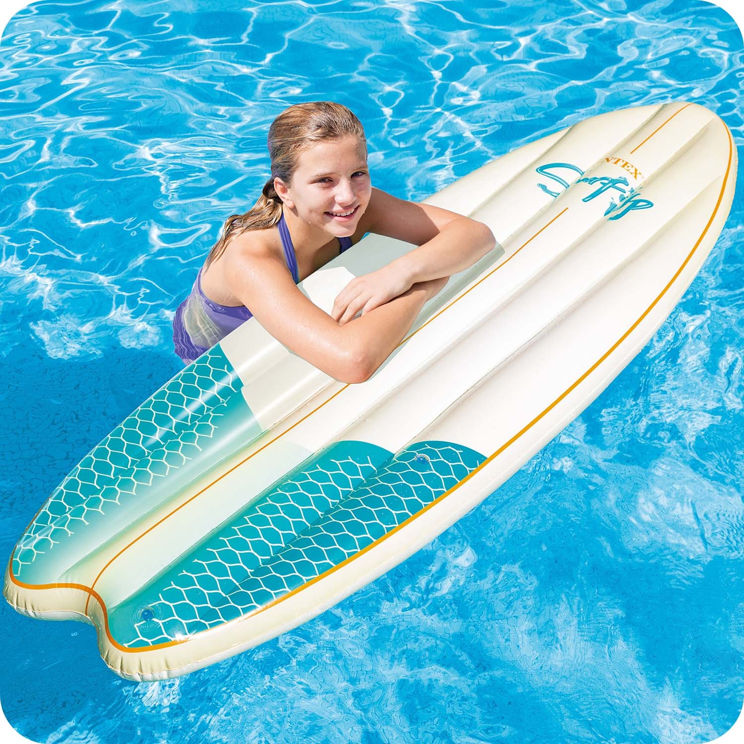 Täispuhutav ujumislaud 178 x 69 cm INTEX 58152 lilled - Image 4