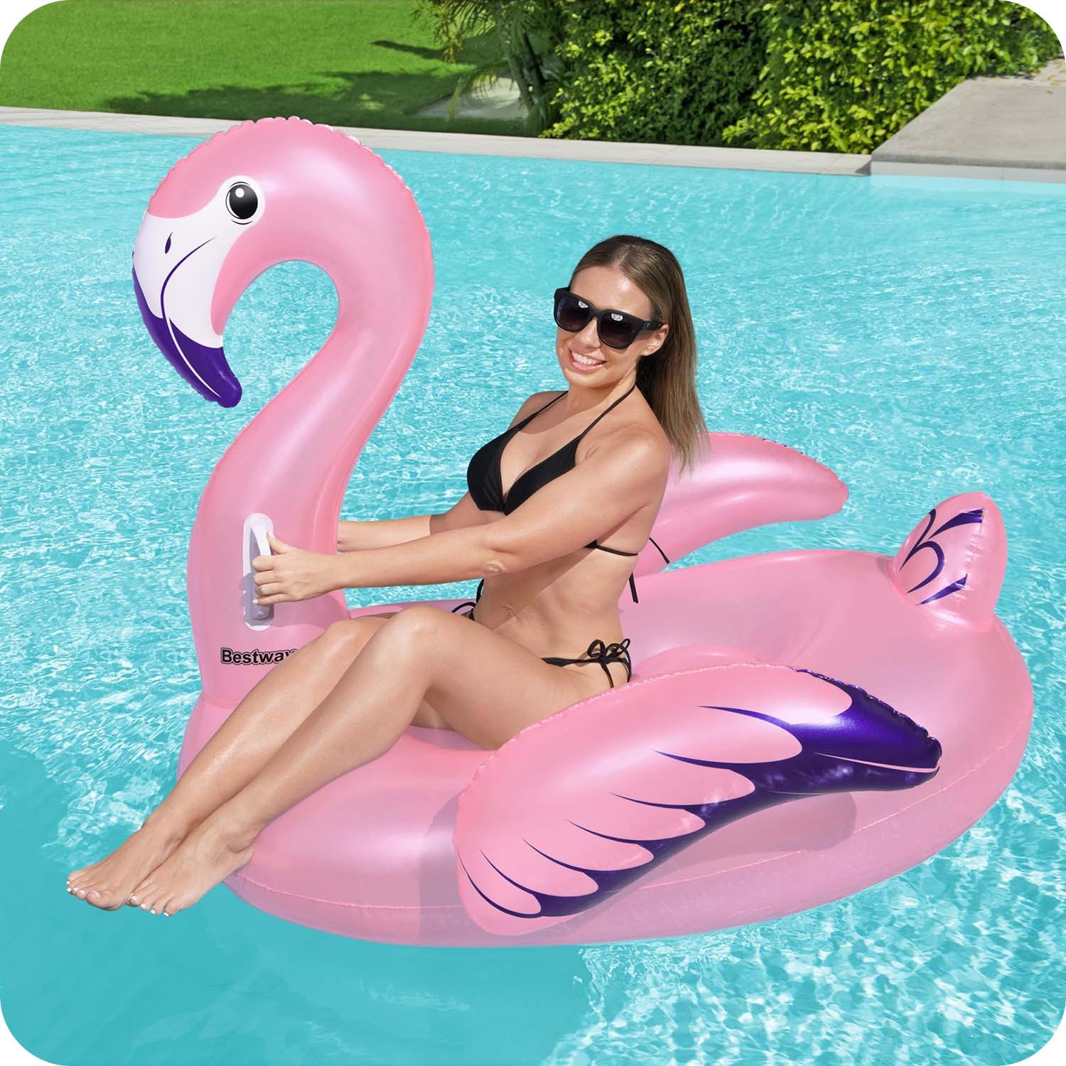 Täispuhutav madrats Flamingo 153 x 143 cm Bestway 41475 - Image 6